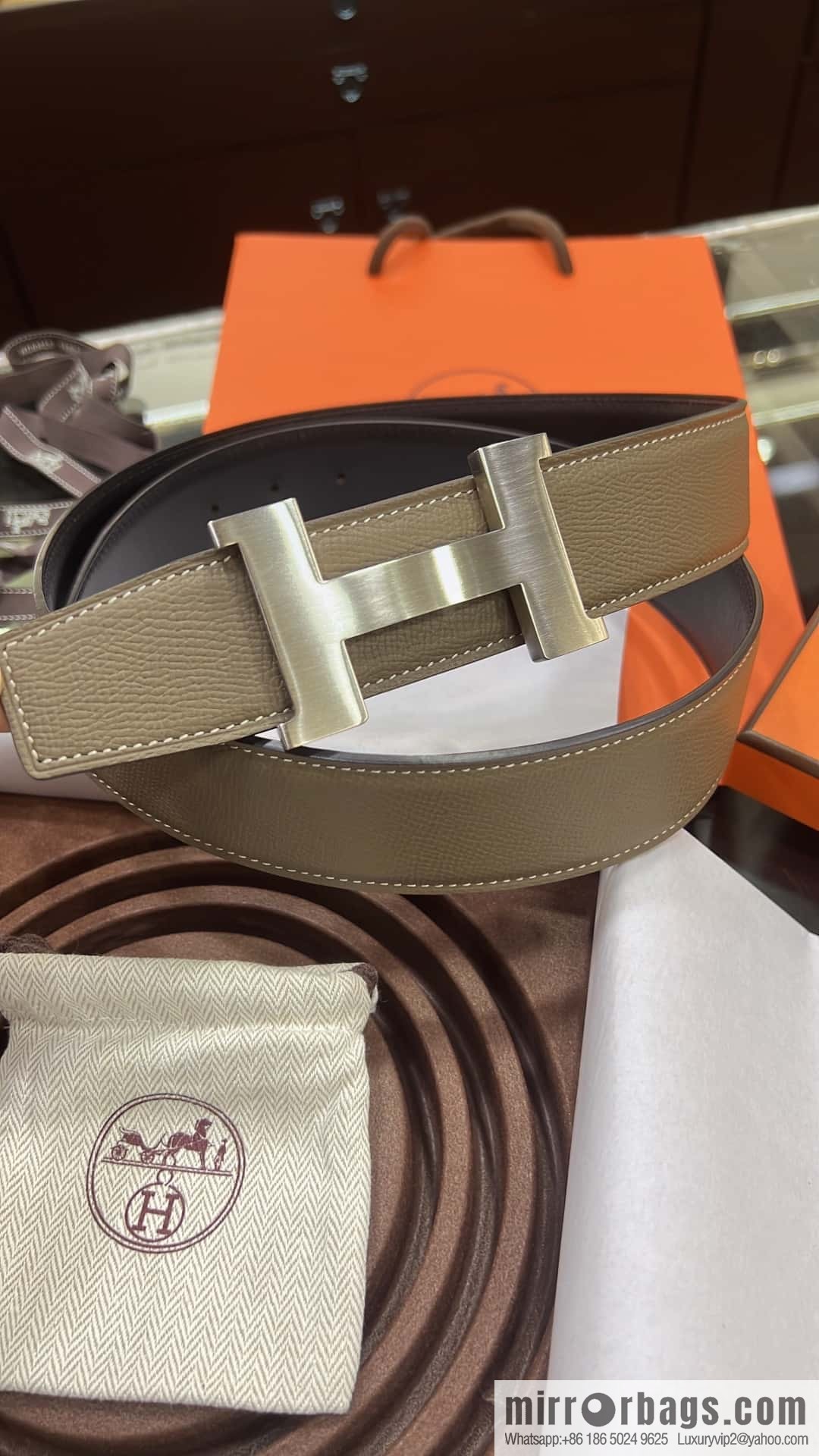 Hermes Hermes, Original Quality Hardware Craft Men's 38mm Belt