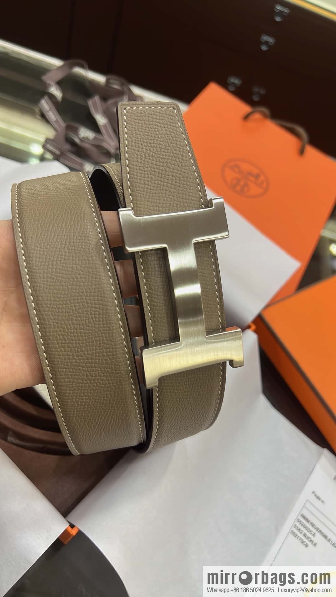 Hermes Hermes, Original Quality Hardware Craft Men's 38mm Belt