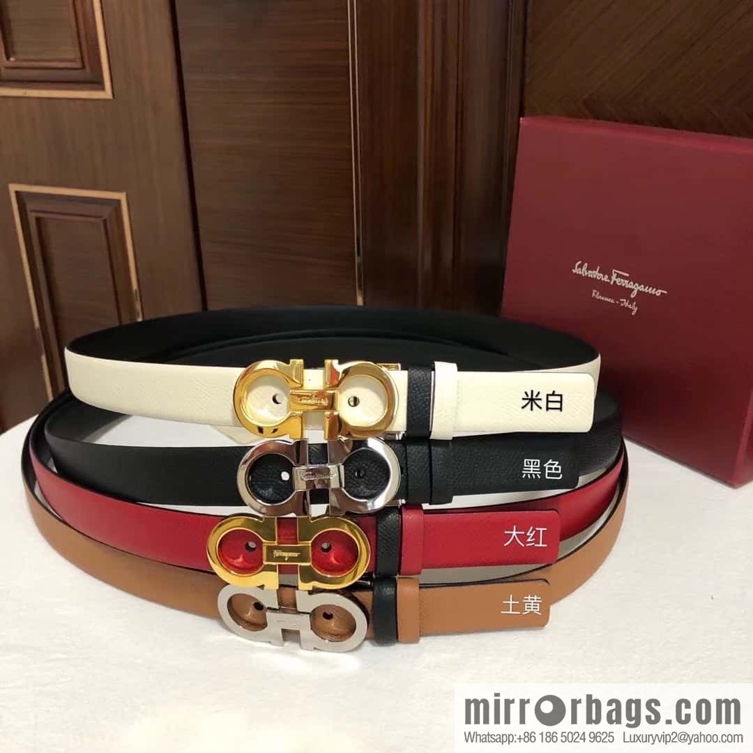 Ferragamo Ferragamo, women's 2.5cm horseshoe buckle belt