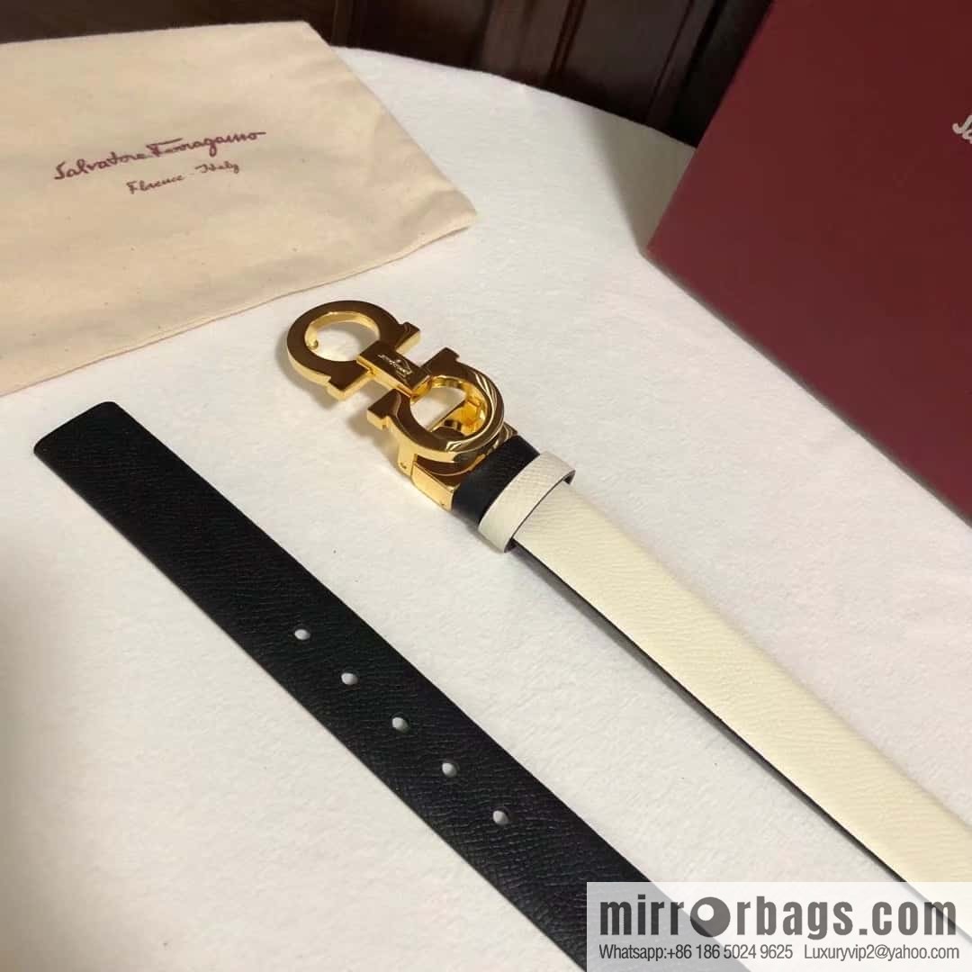 Ferragamo Ferragamo, women's 2.5cm horseshoe buckle belt