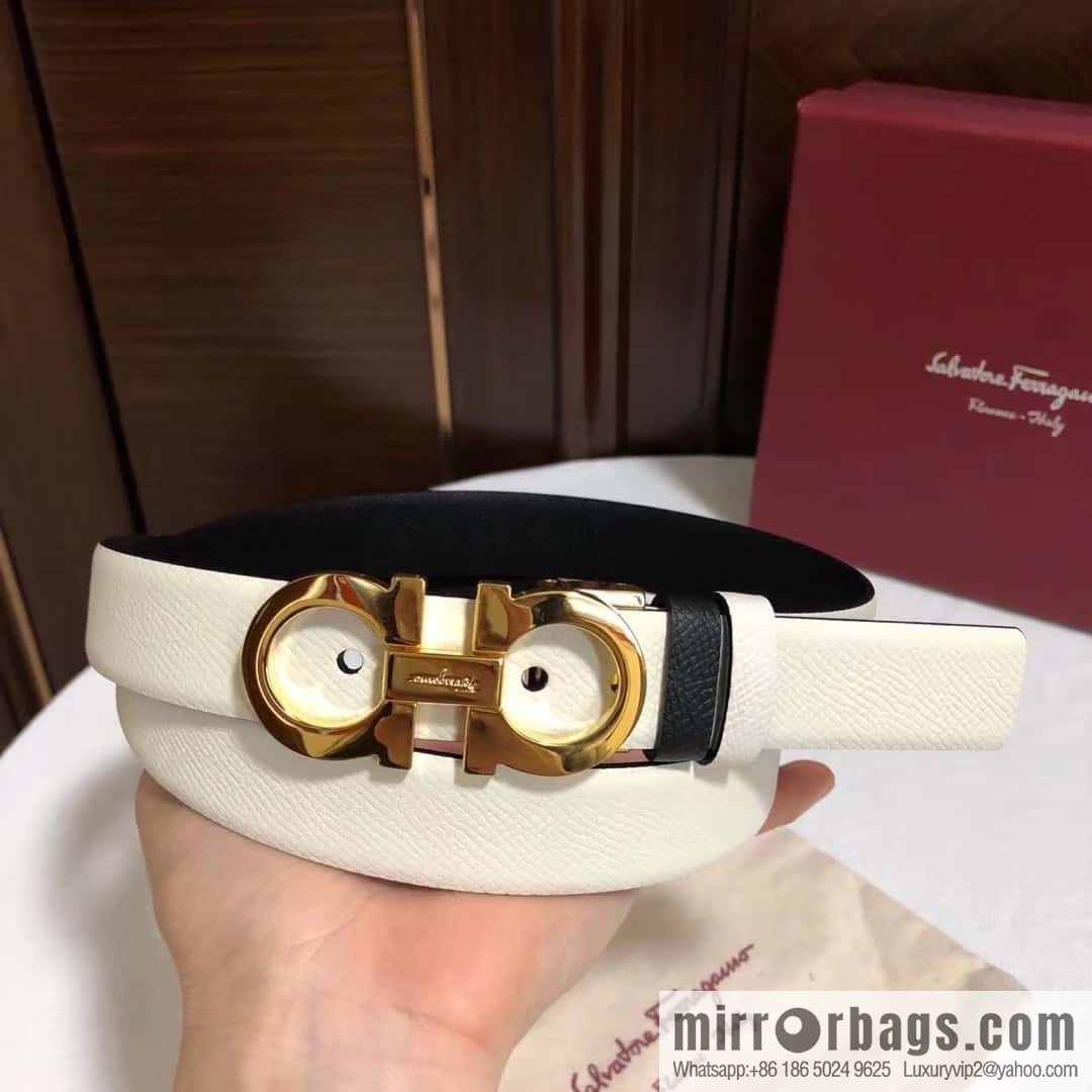 Ferragamo Ferragamo, women's 2.5cm horseshoe buckle belt