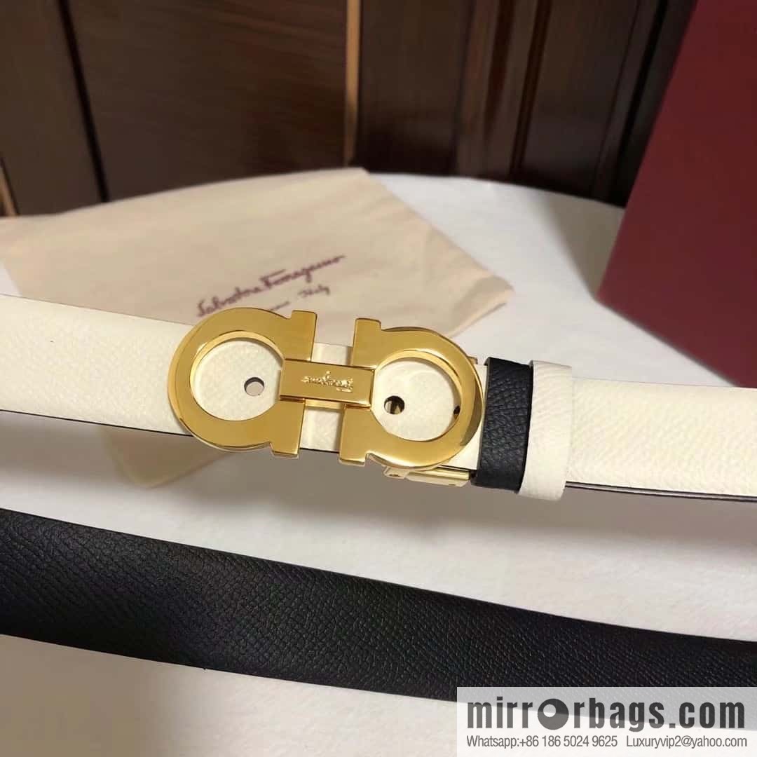 Ferragamo Ferragamo, women's 2.5cm horseshoe buckle belt