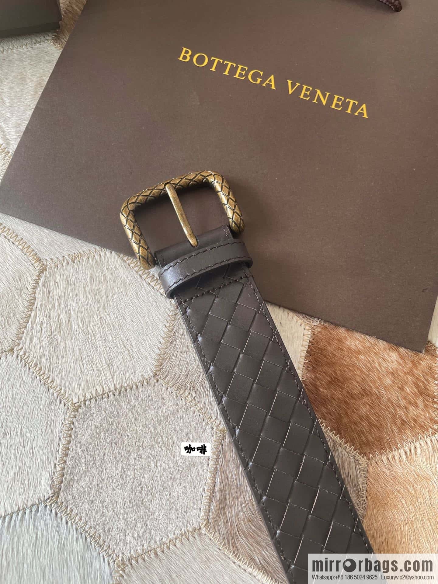Bottega Veneta Butterfly Replica Luxury Handbag, Men's Hand-woven Cowhide Pattern Engraved Pin Buckle Belt 3.5cm