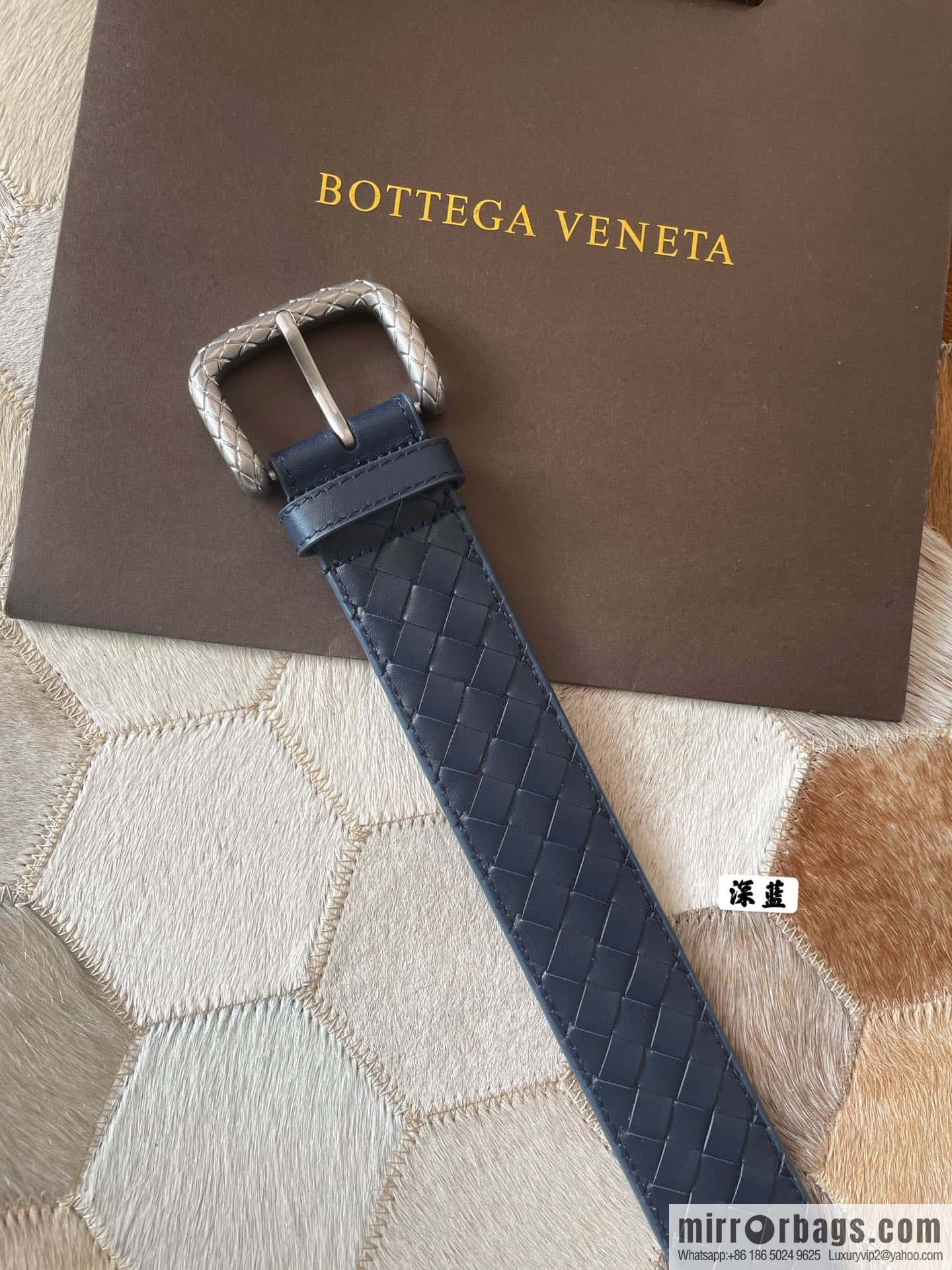 Bottega Veneta Butterfly Replica Luxury Handbag, Men's Hand-woven Cowhide Pattern Engraved Pin Buckle Belt 3.5cm