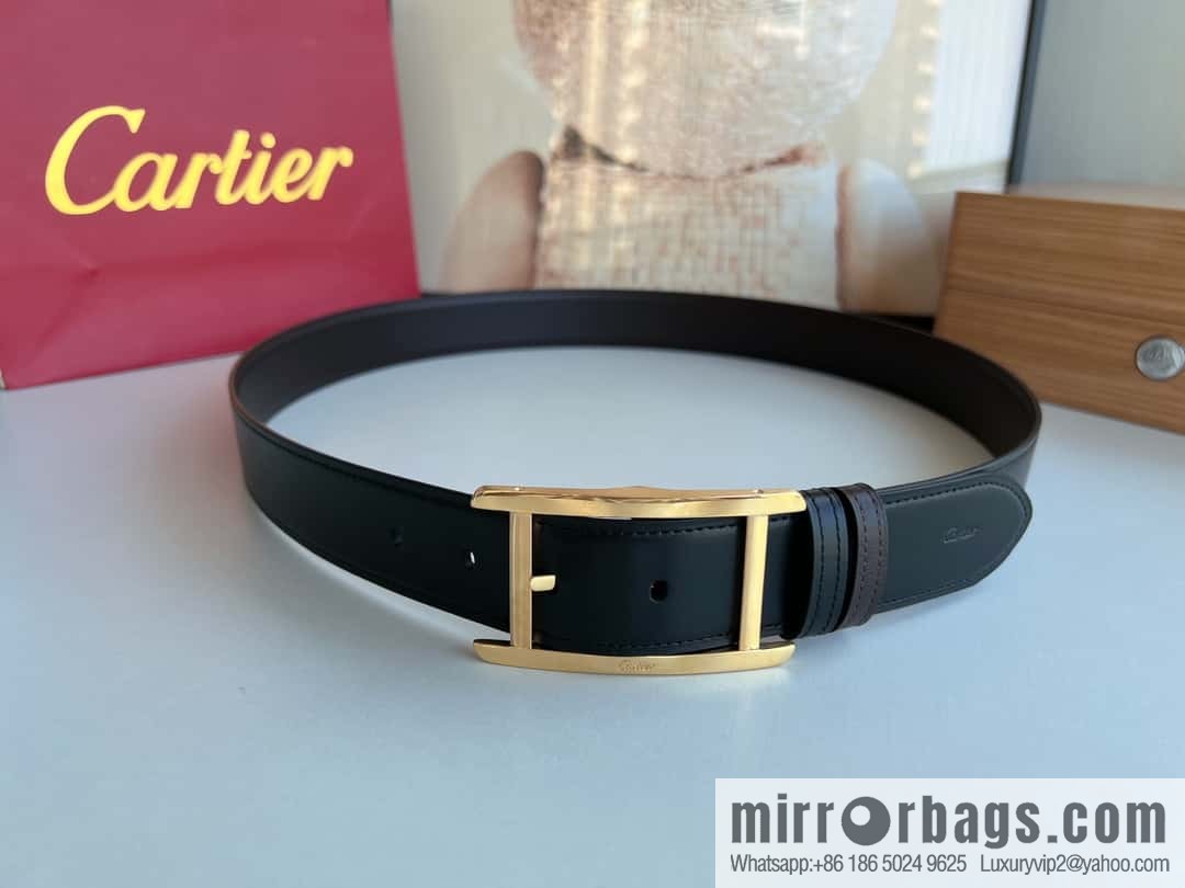 Cartier, Cowhide Double Sided Men's Belt