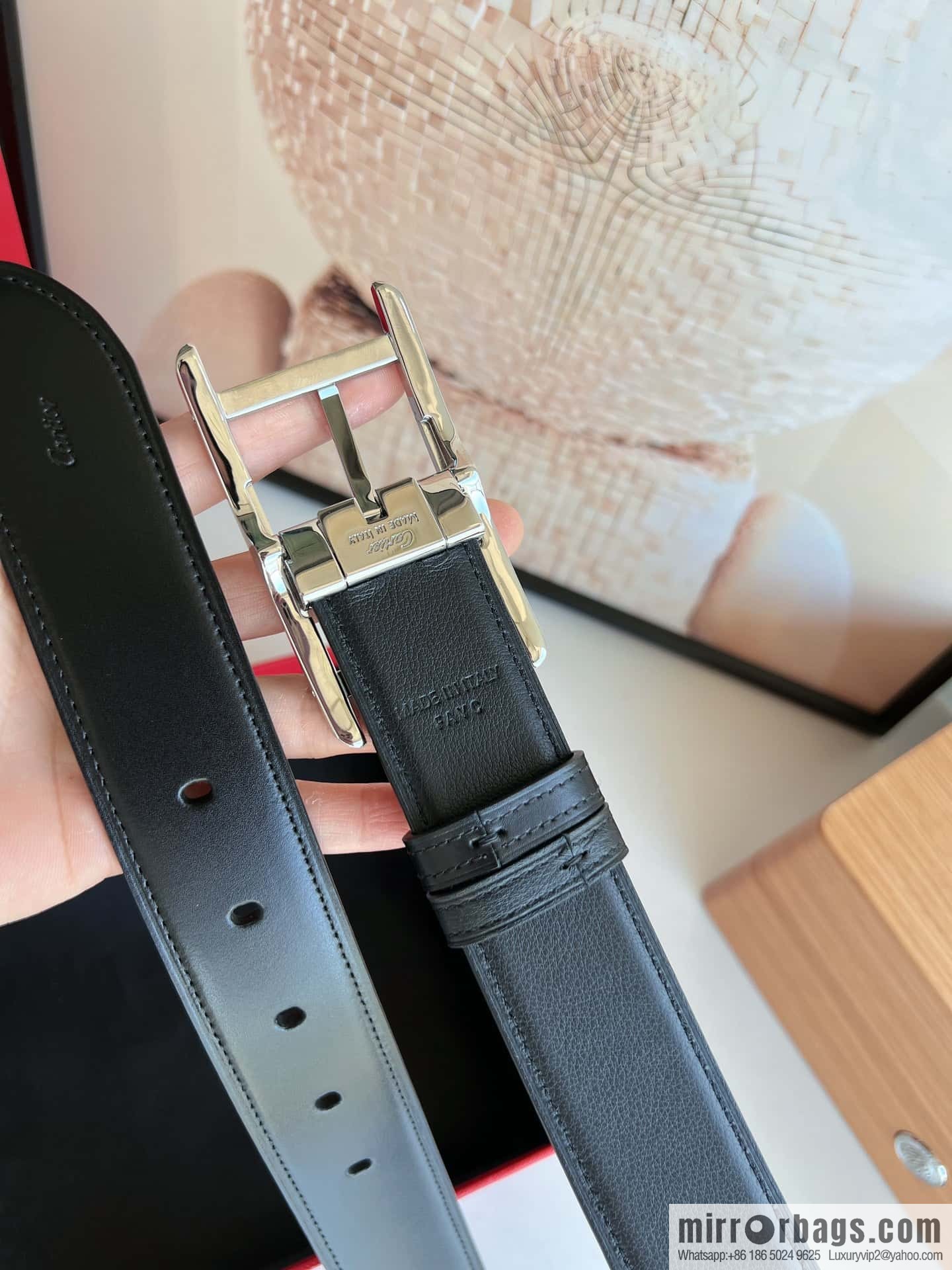 Cartier, Cowhide Double Sided Men's Belt