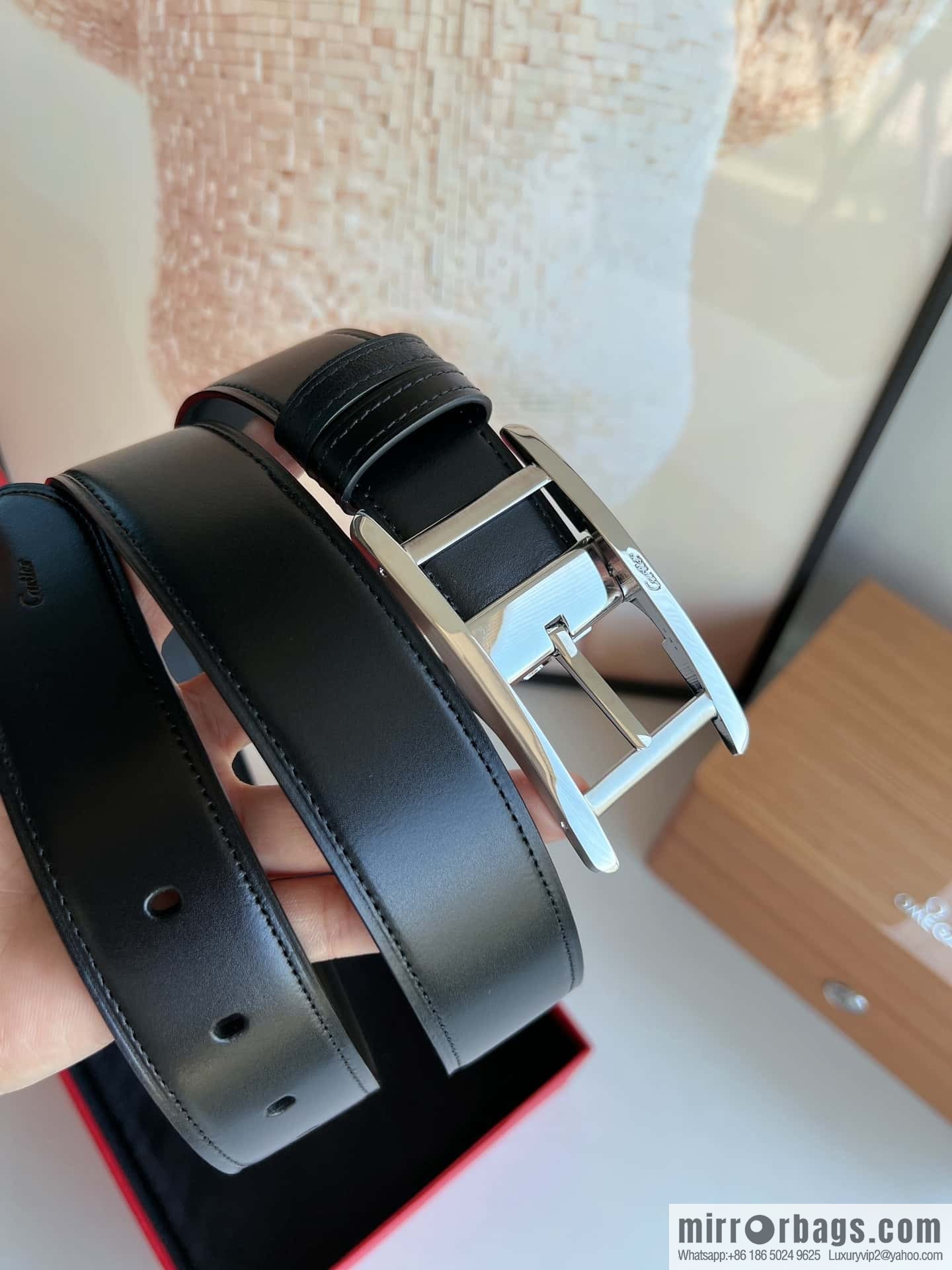 Cartier, Cowhide Double Sided Men's Belt