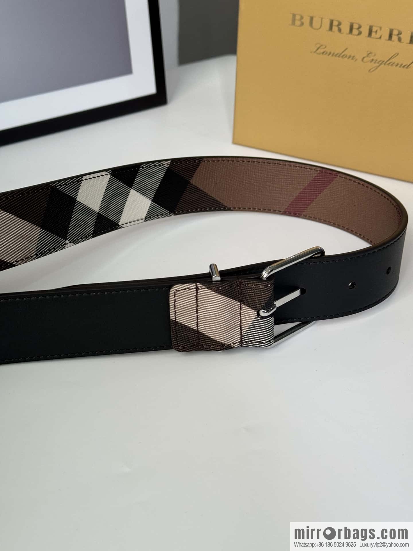Burberry, British design belt 3.5CM