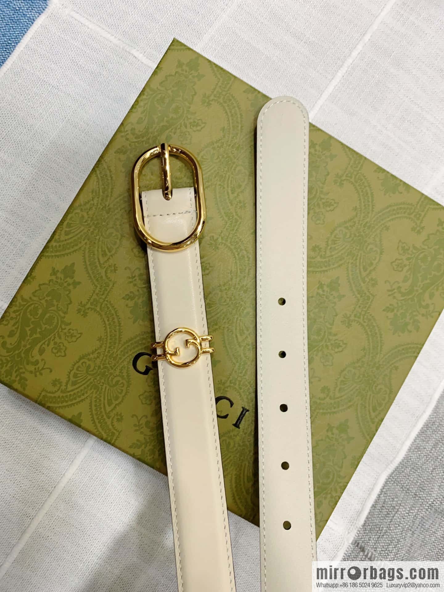 GUCCI 2024 early spring series women's belt 2.5cm