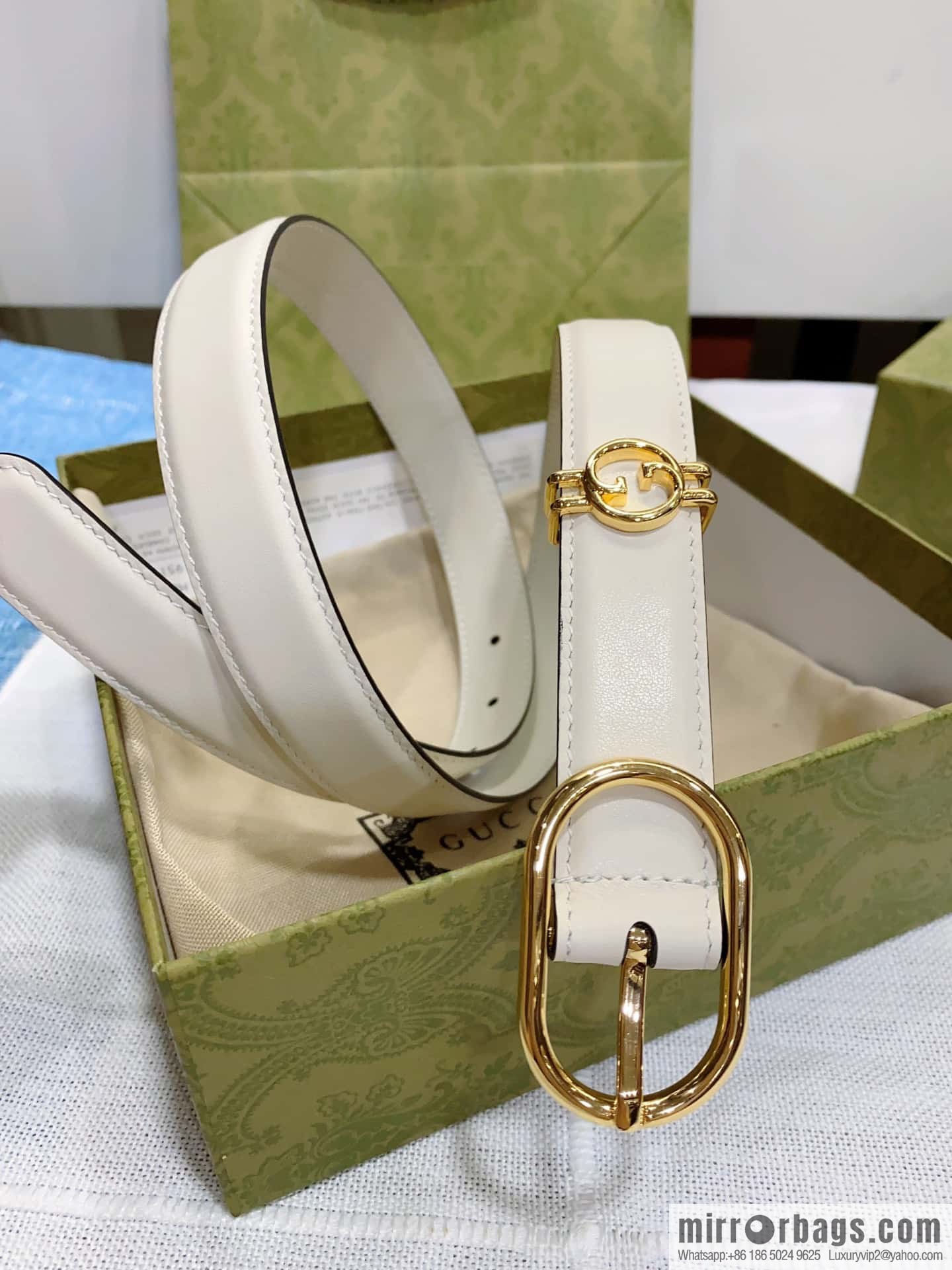 GUCCI 2024 early spring series women's belt 2.5cm