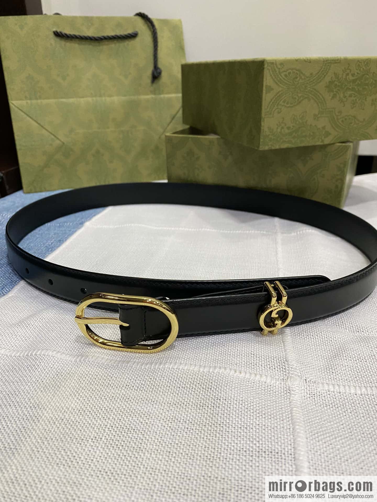 GUCCI 2024 early spring series women's belt 2.5cm