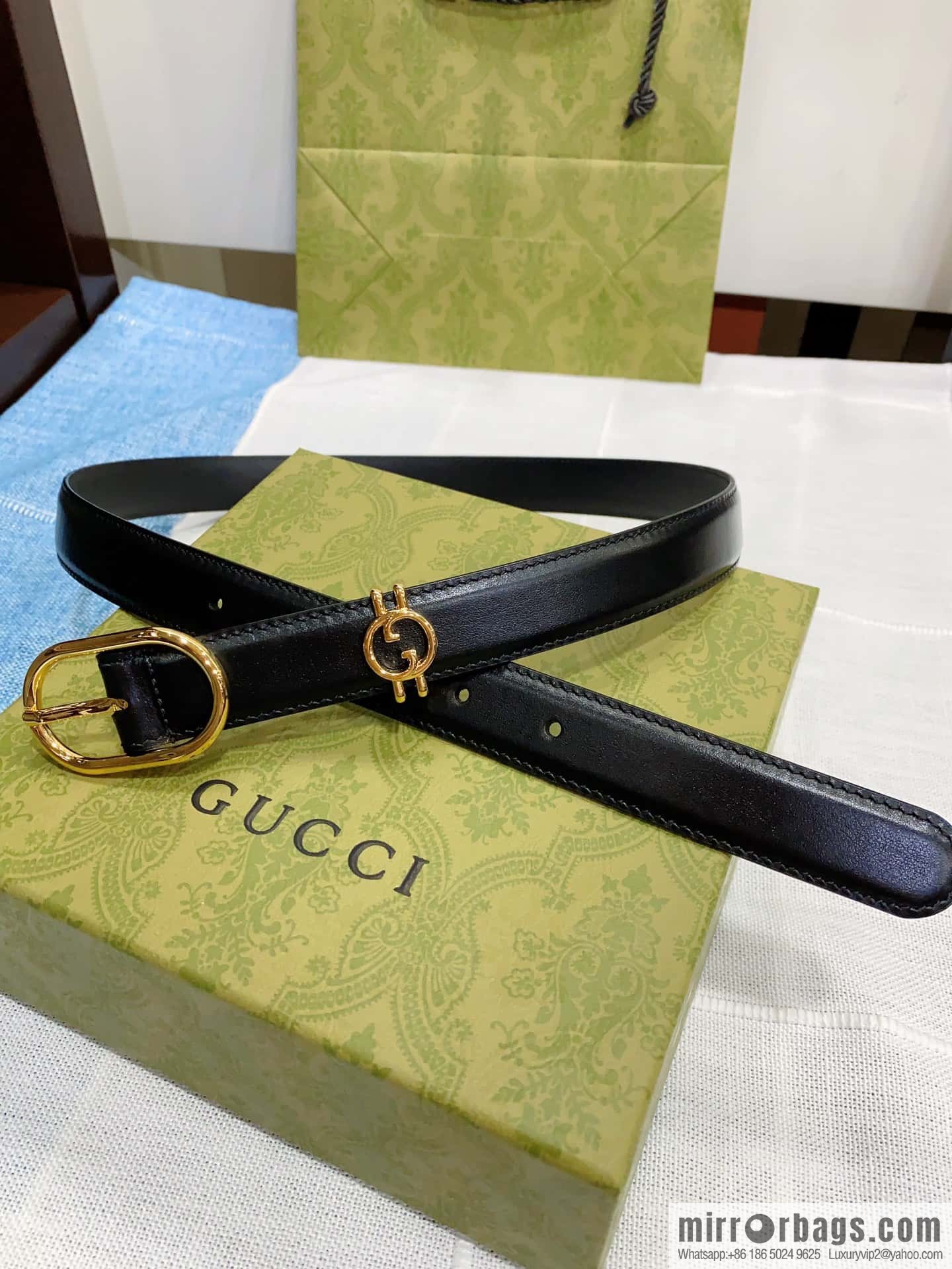 GUCCI 2024 early spring series women's belt 2.5cm