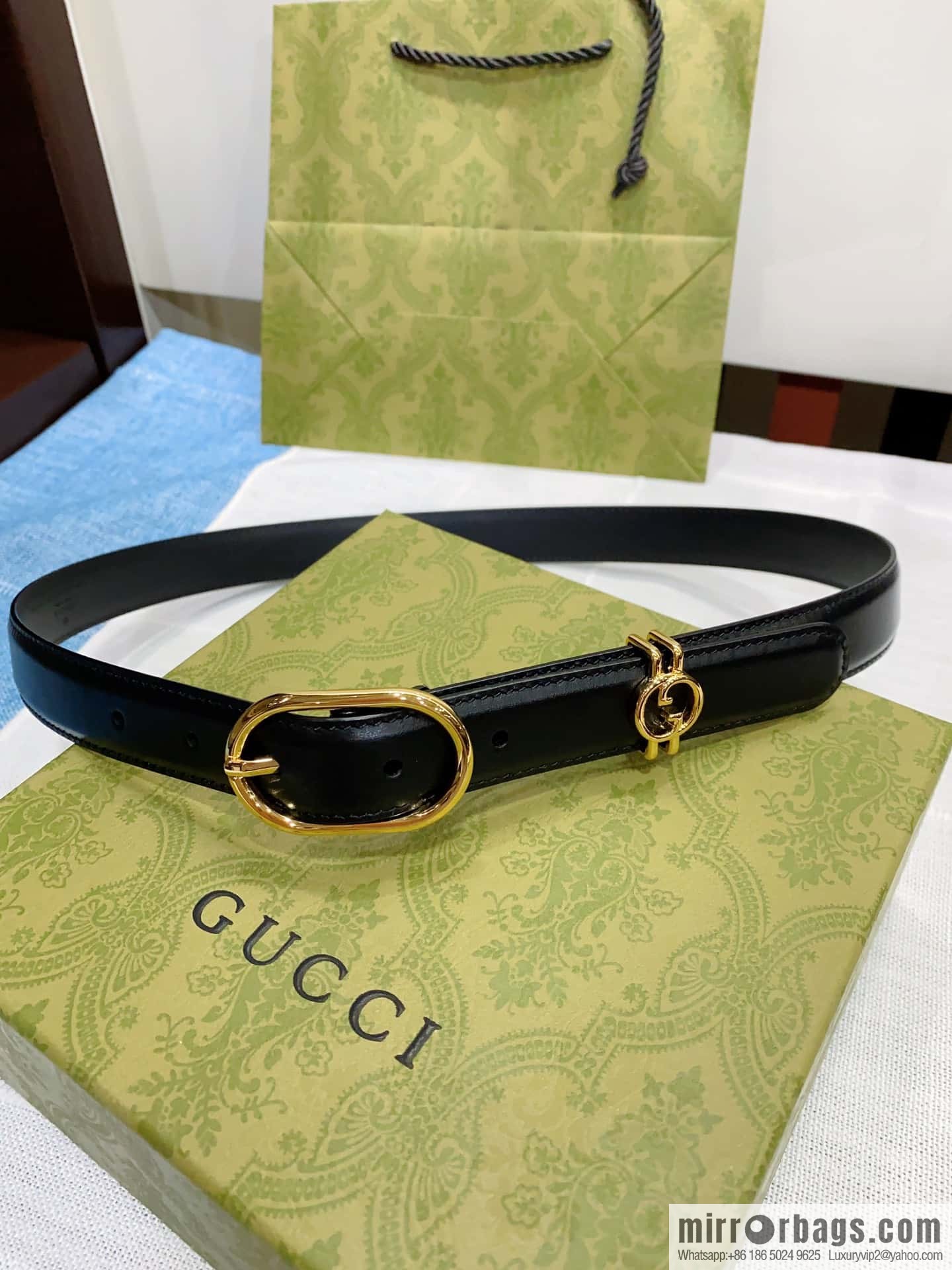 GUCCI 2024 early spring series women's belt 2.5cm