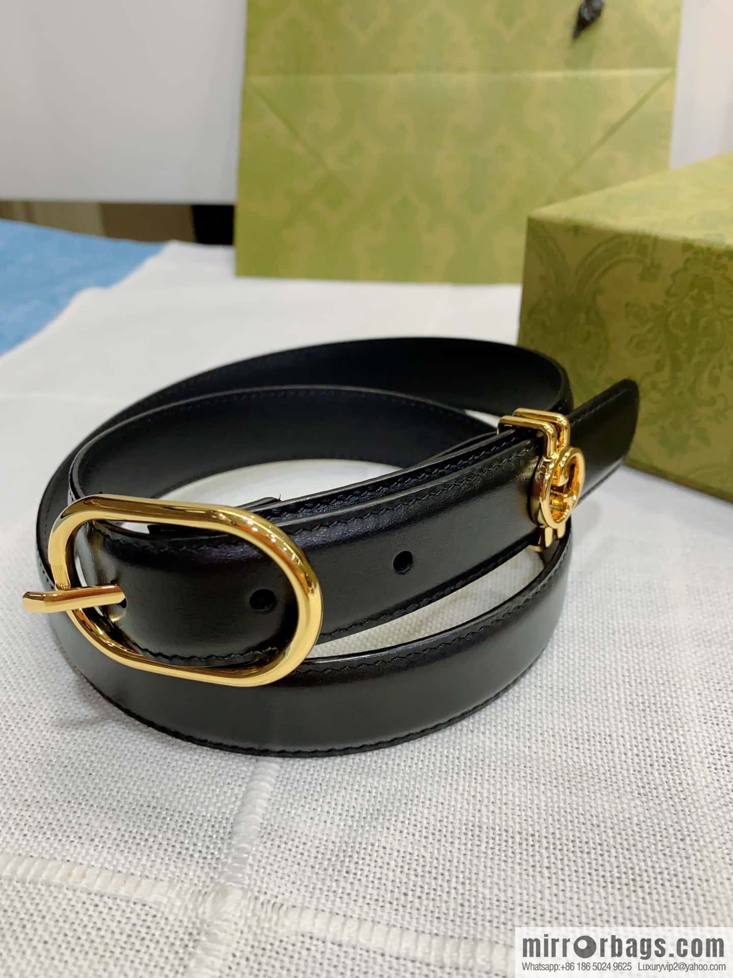 GUCCI 2024 early spring series women's belt 2.5cm