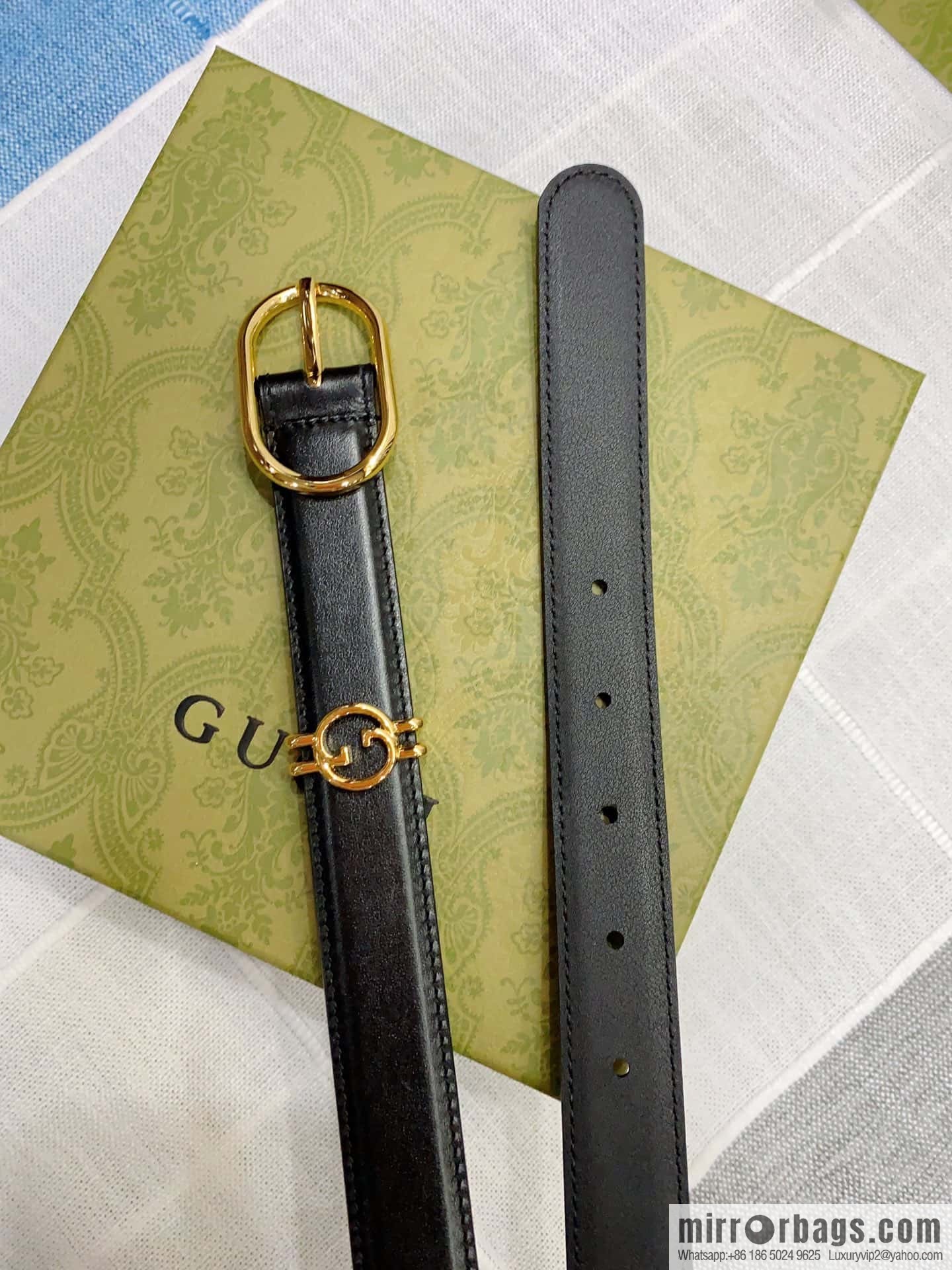 GUCCI 2024 early spring series women's belt 2.5cm