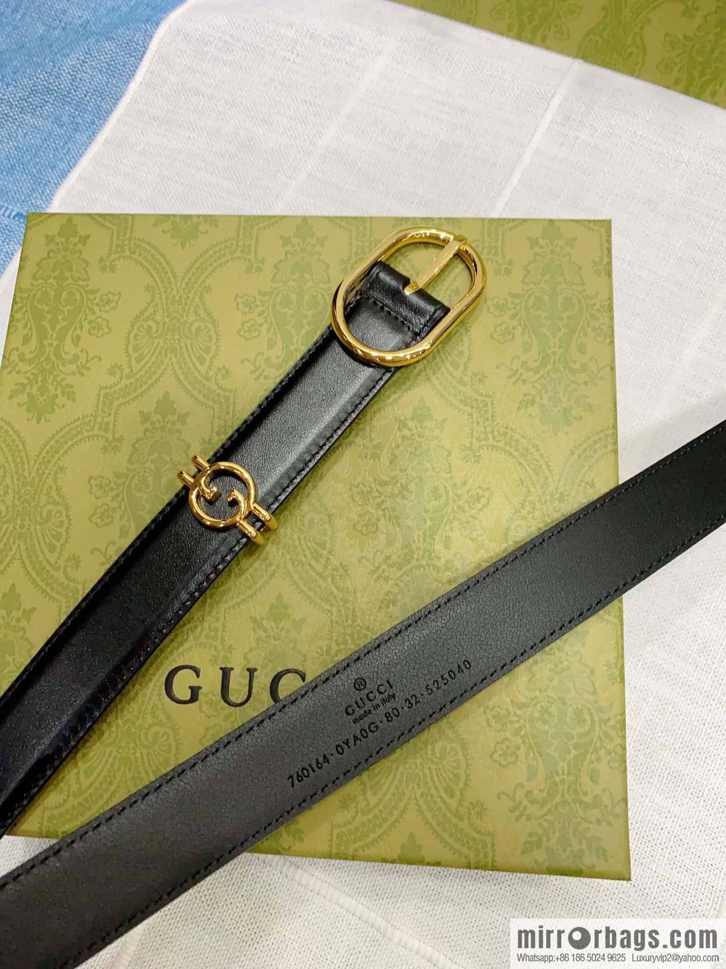 GUCCI 2024 early spring series women's belt 2.5cm