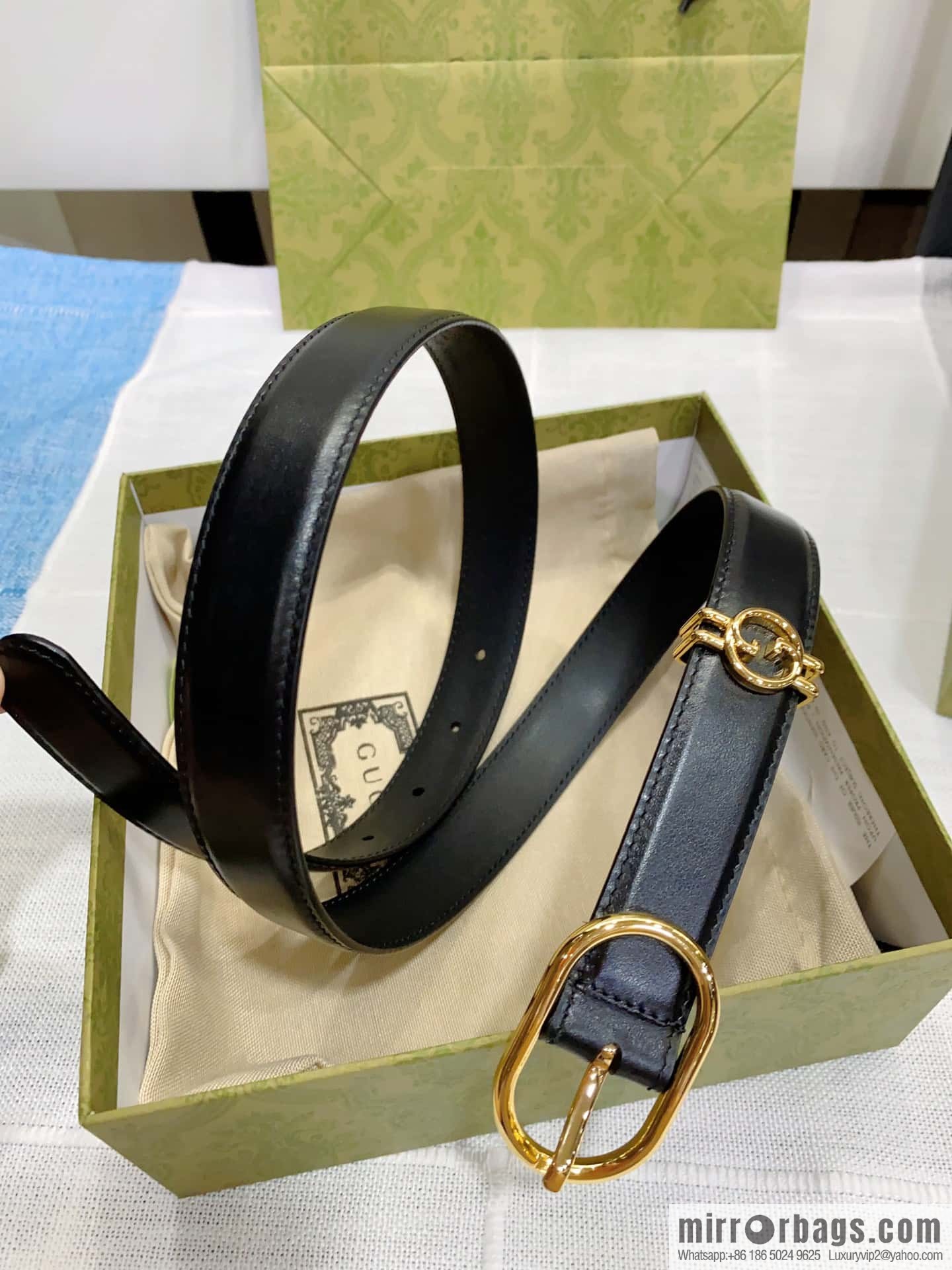 GUCCI 2024 early spring series women's belt 2.5cm