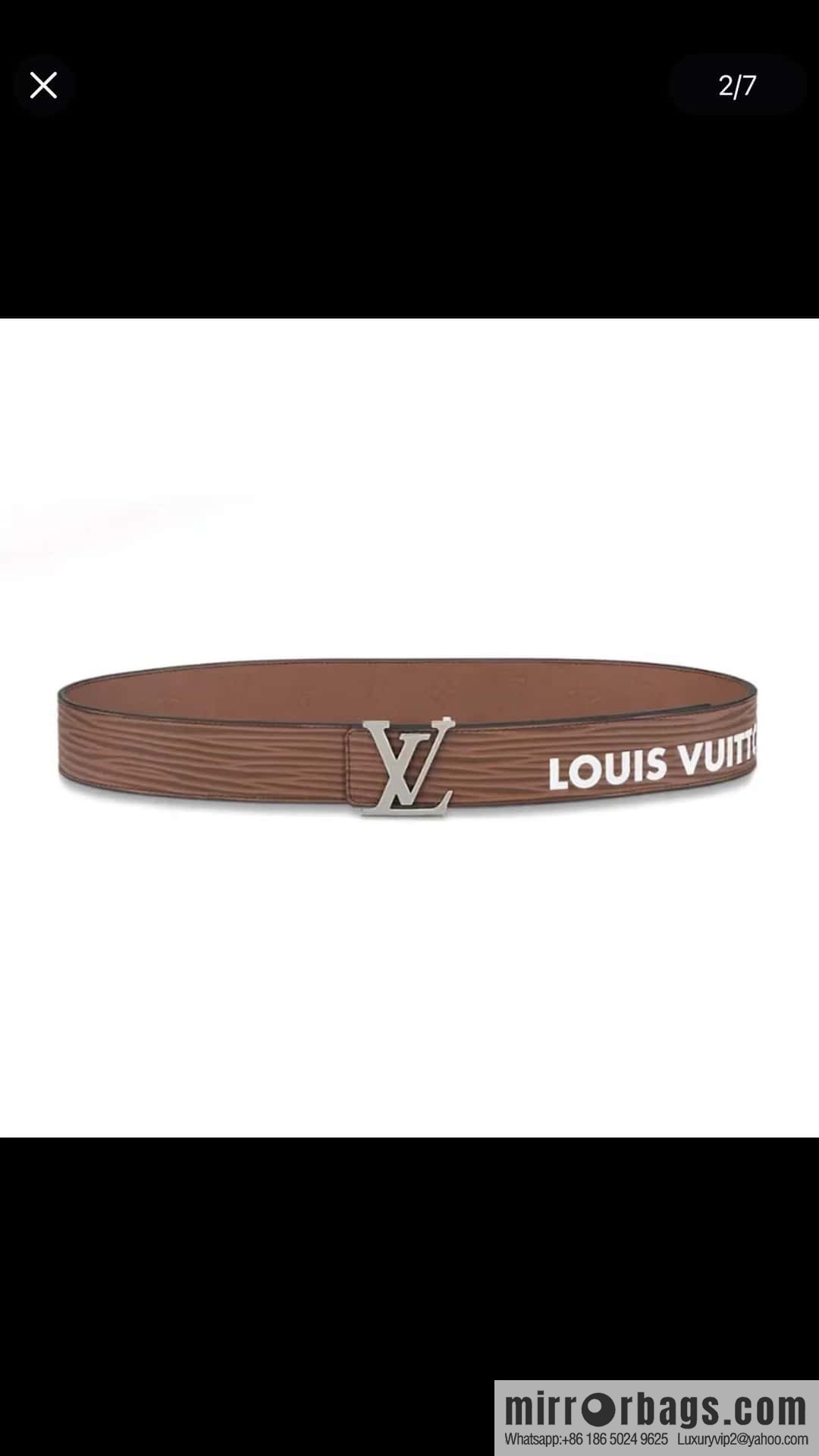 LV Men's 4.0mm Double Sided Belt