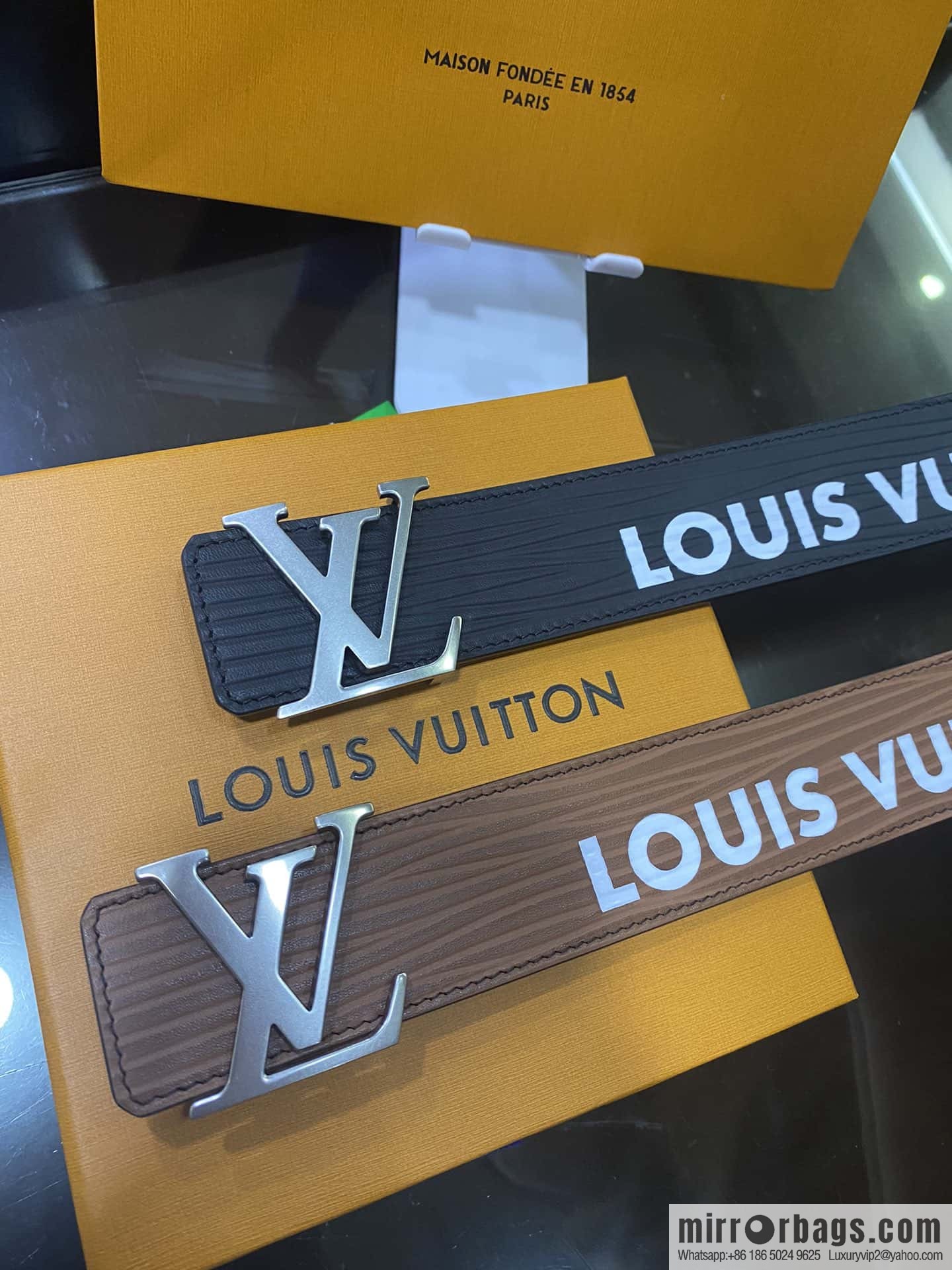 LV Men's 4.0mm Double Sided Belt