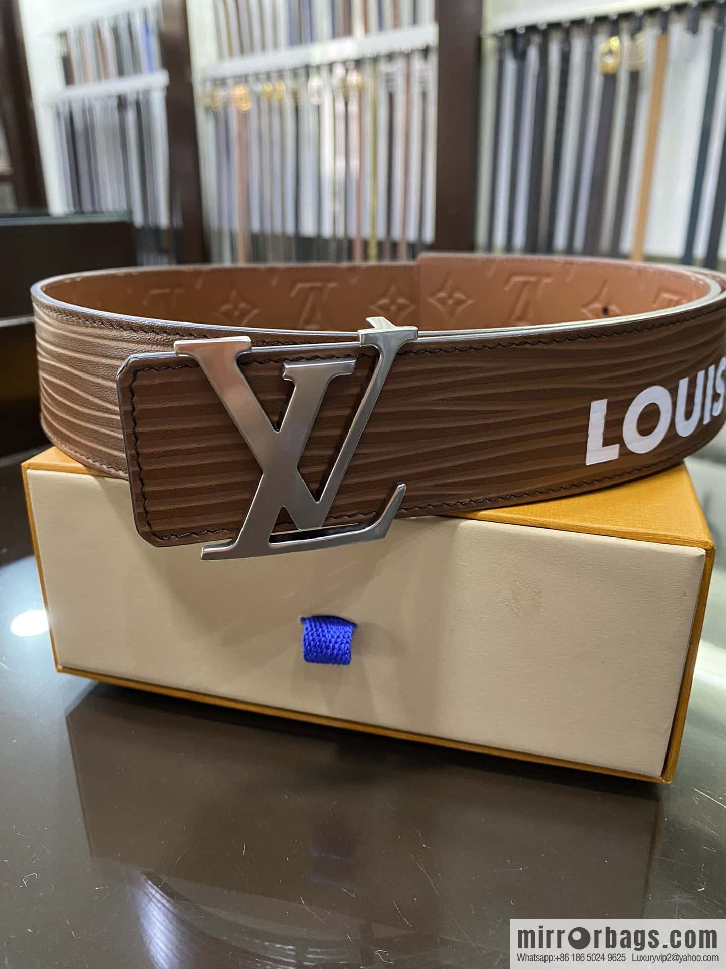 LV Men's 4.0mm Double Sided Belt