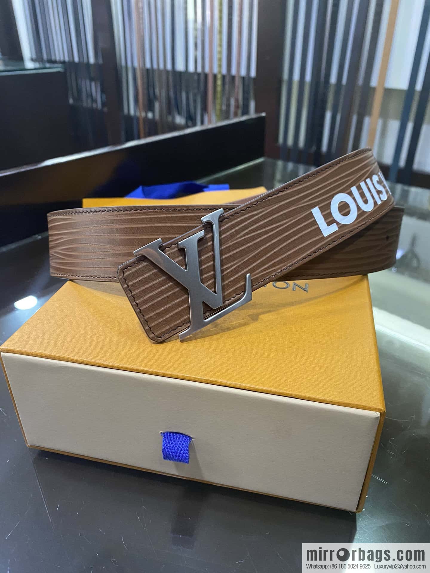 LV Men's 4.0mm Double Sided Belt