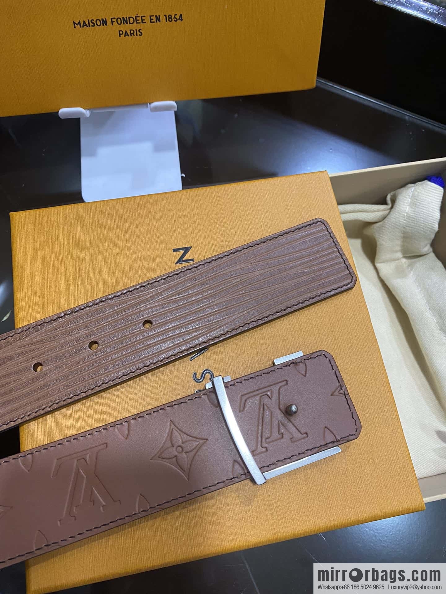 LV Men's 4.0mm Double Sided Belt