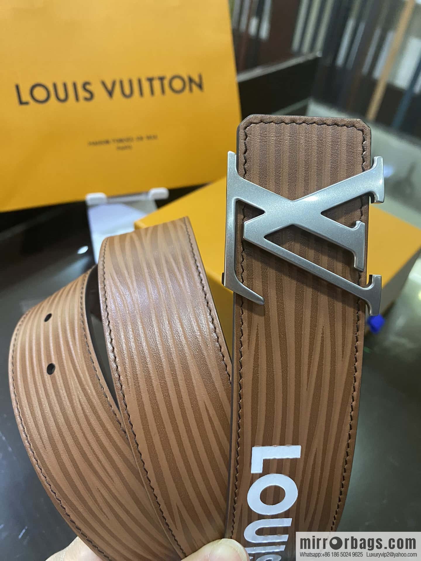 LV Men's 4.0mm Double Sided Belt
