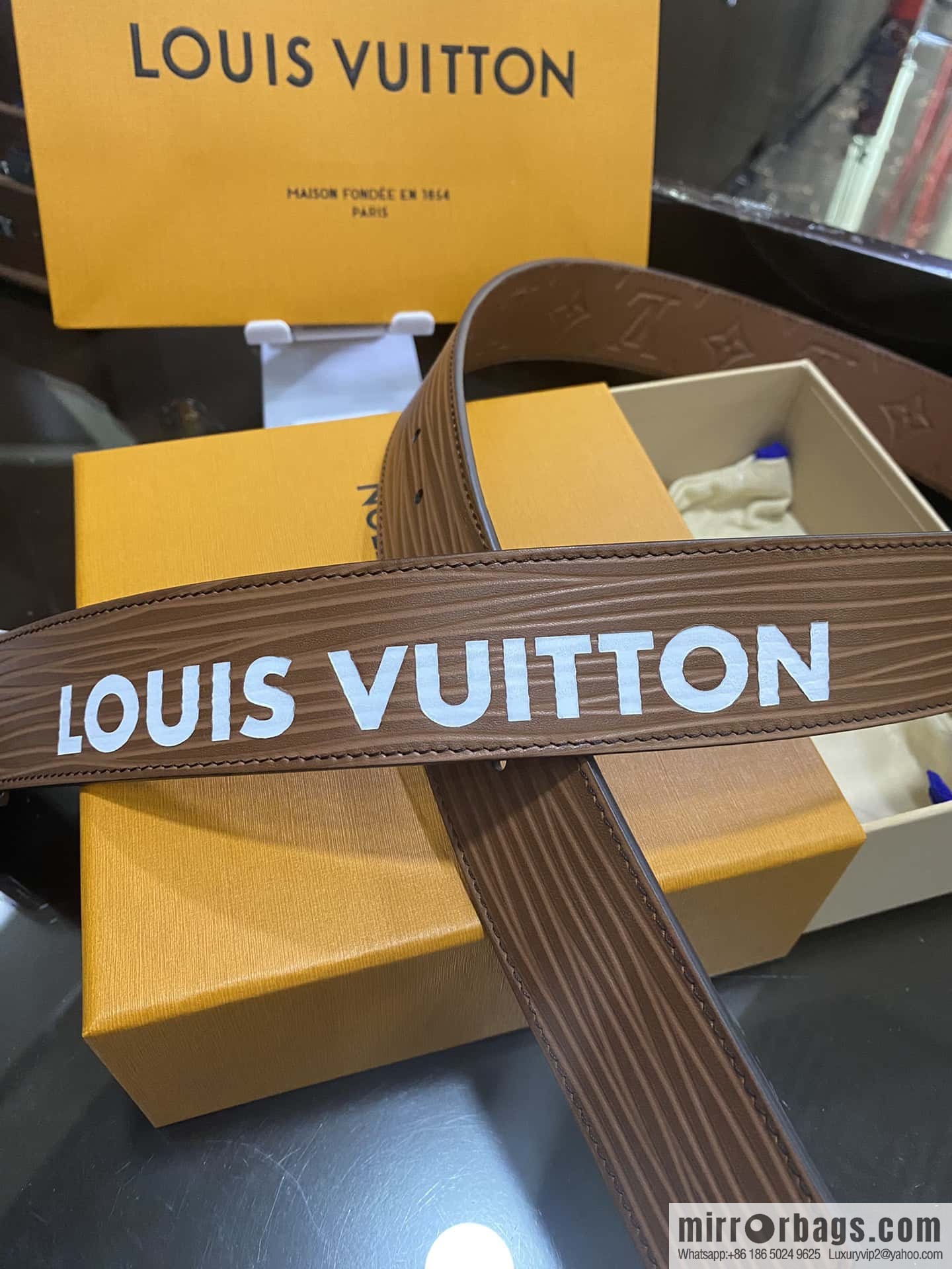 LV Men's 4.0mm Double Sided Belt