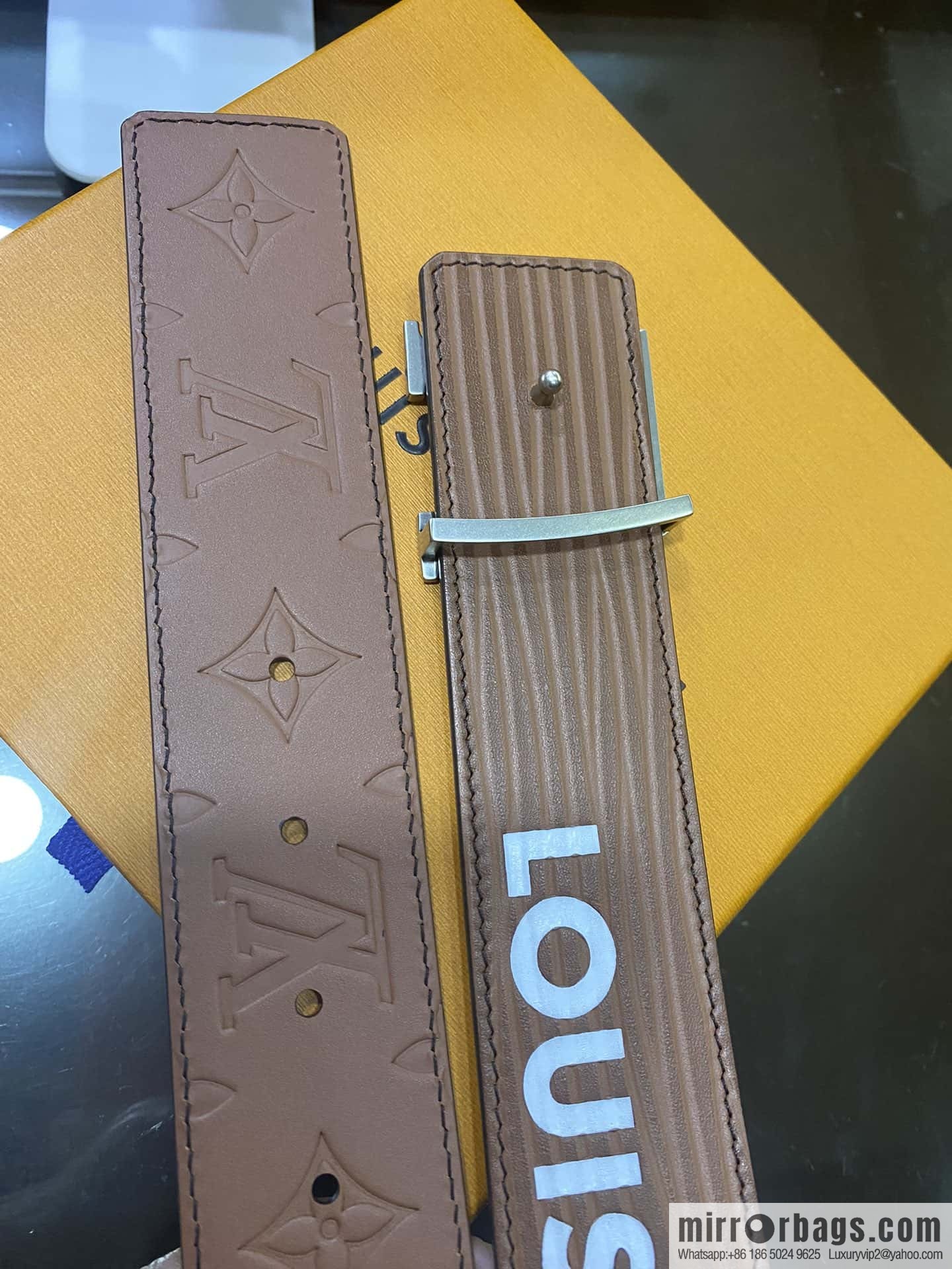 LV Men's 4.0mm Double Sided Belt