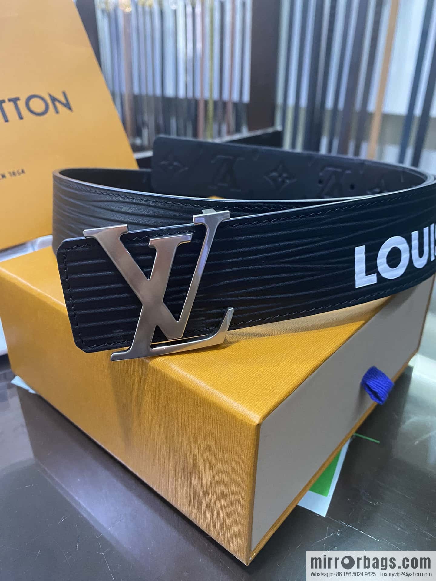 LV Men's 4.0mm Double Sided Belt