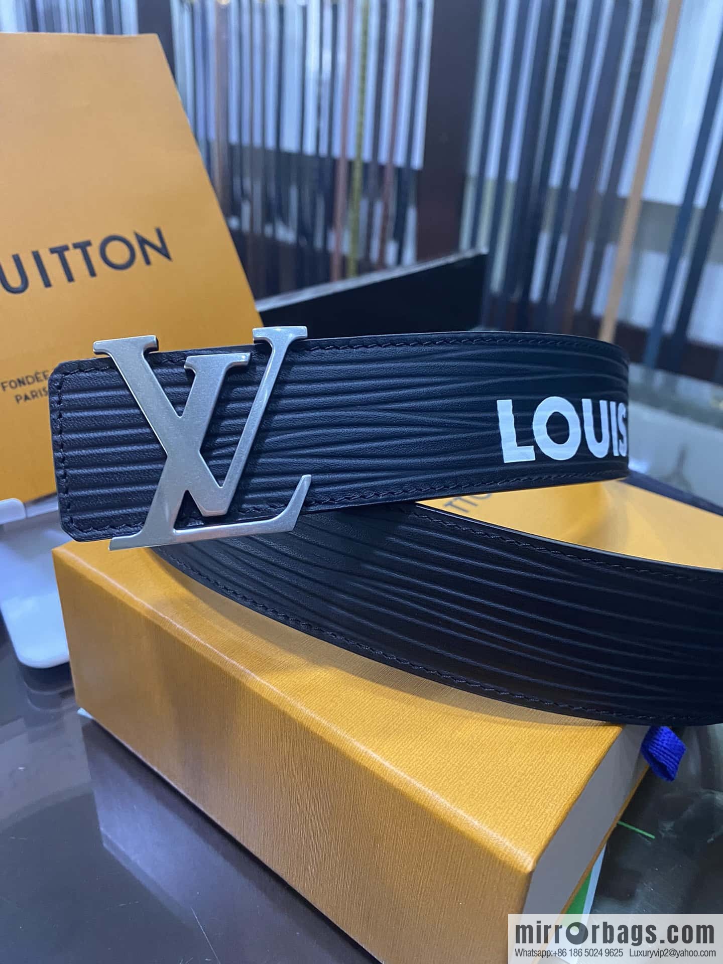 LV Men's 4.0mm Double Sided Belt
