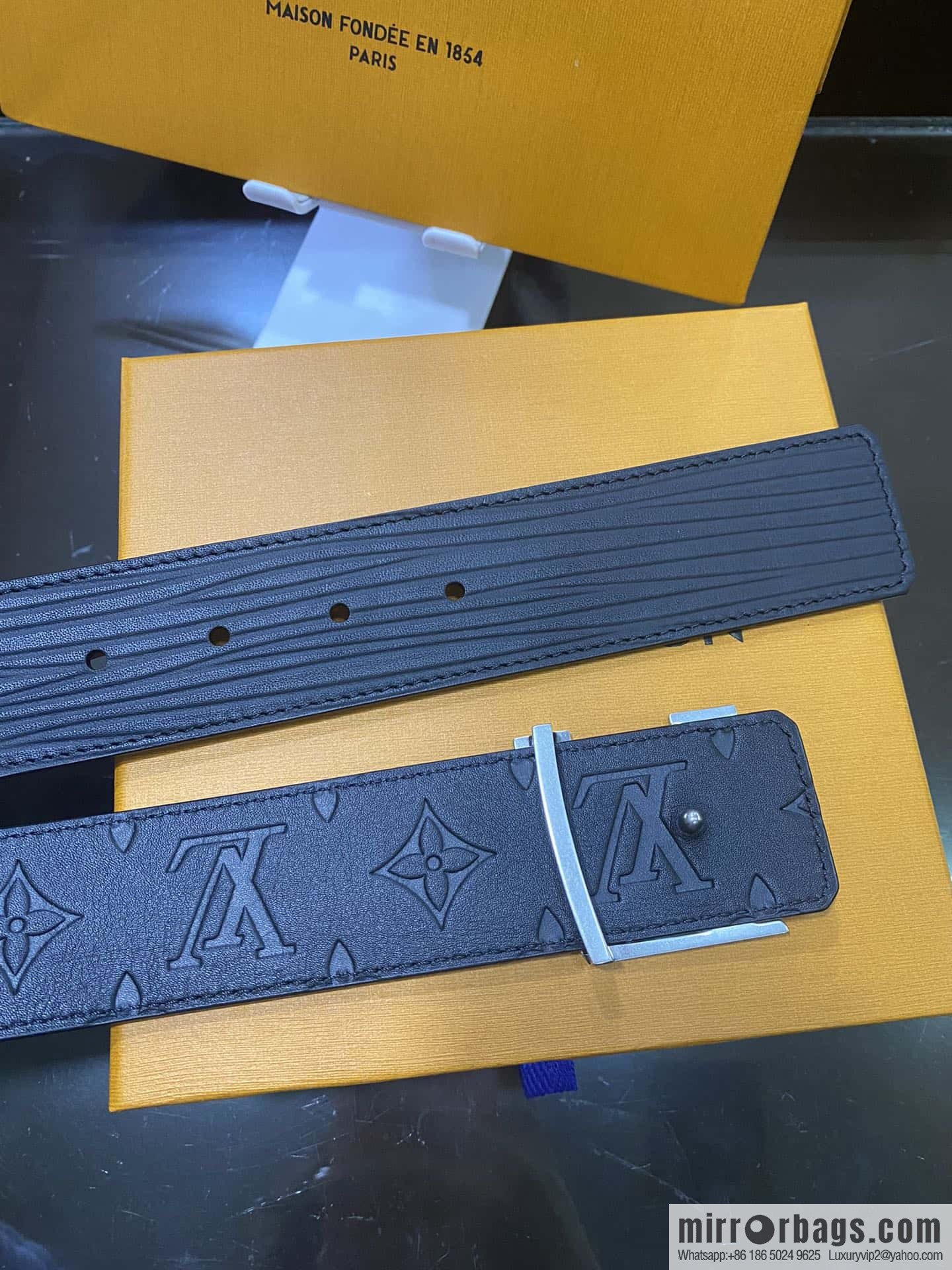 LV Men's 4.0mm Double Sided Belt