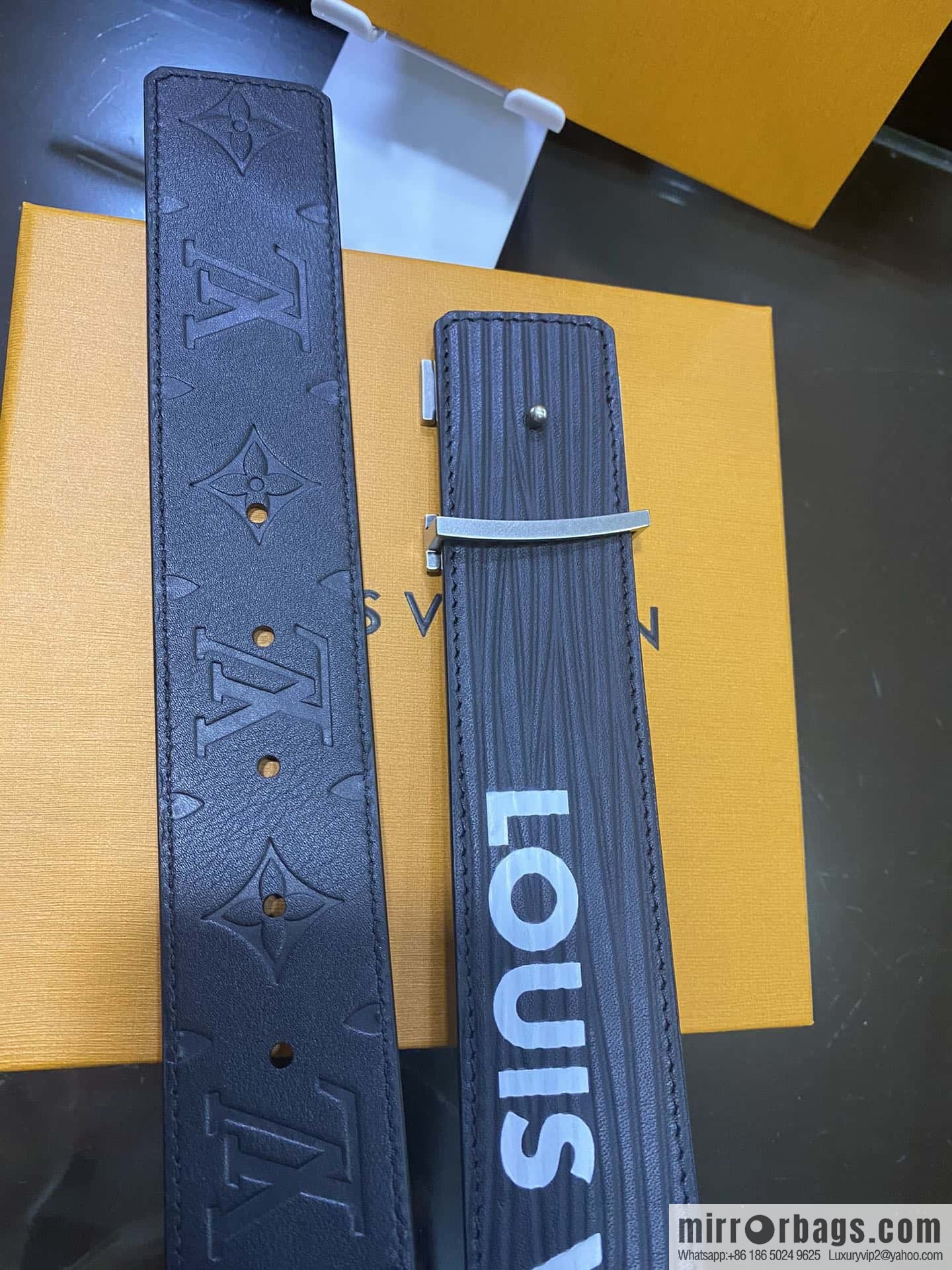 LV Men's 4.0mm Double Sided Belt