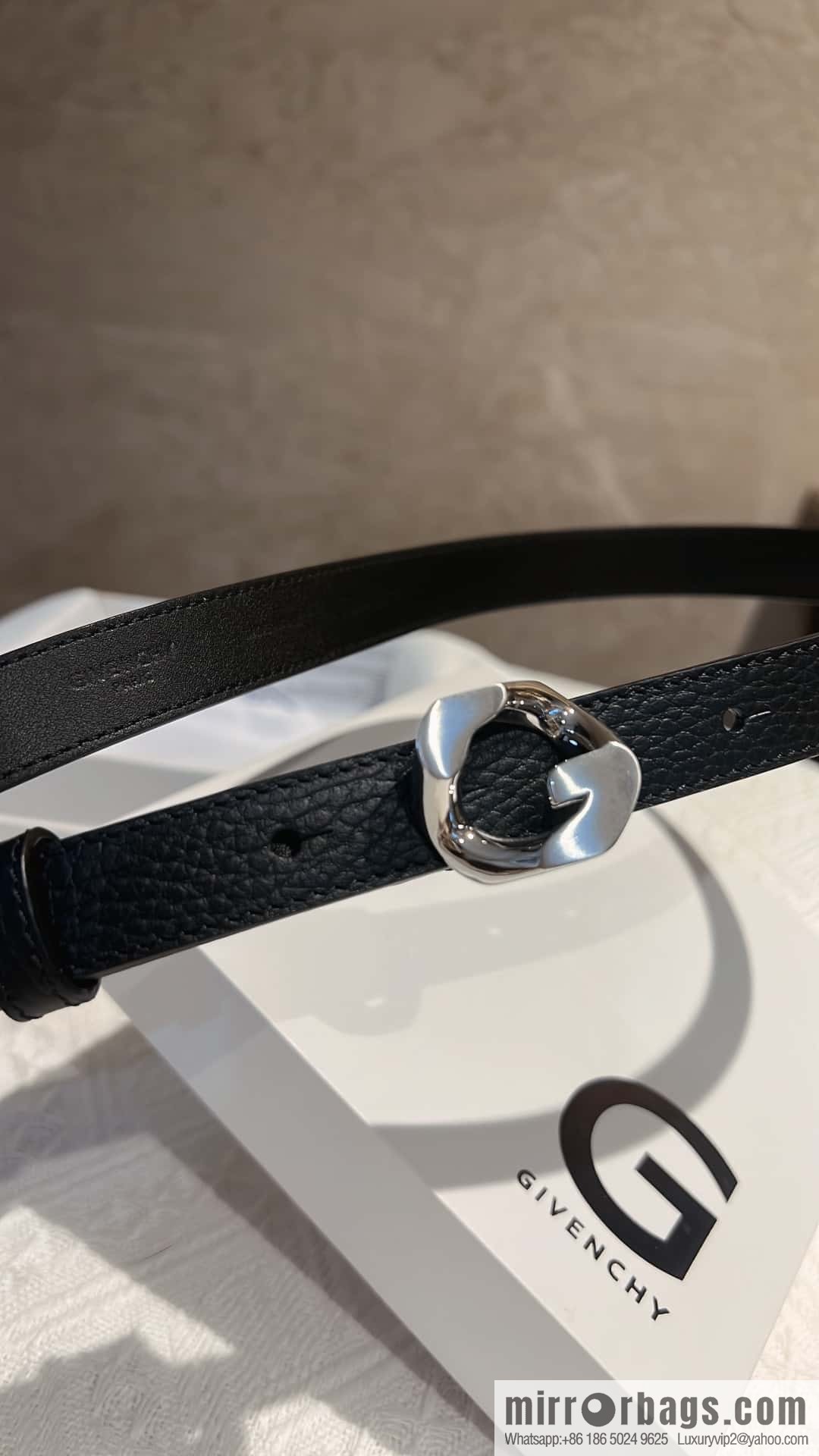 GIVENHY Givenchy G chain buckle belt 2.0cm