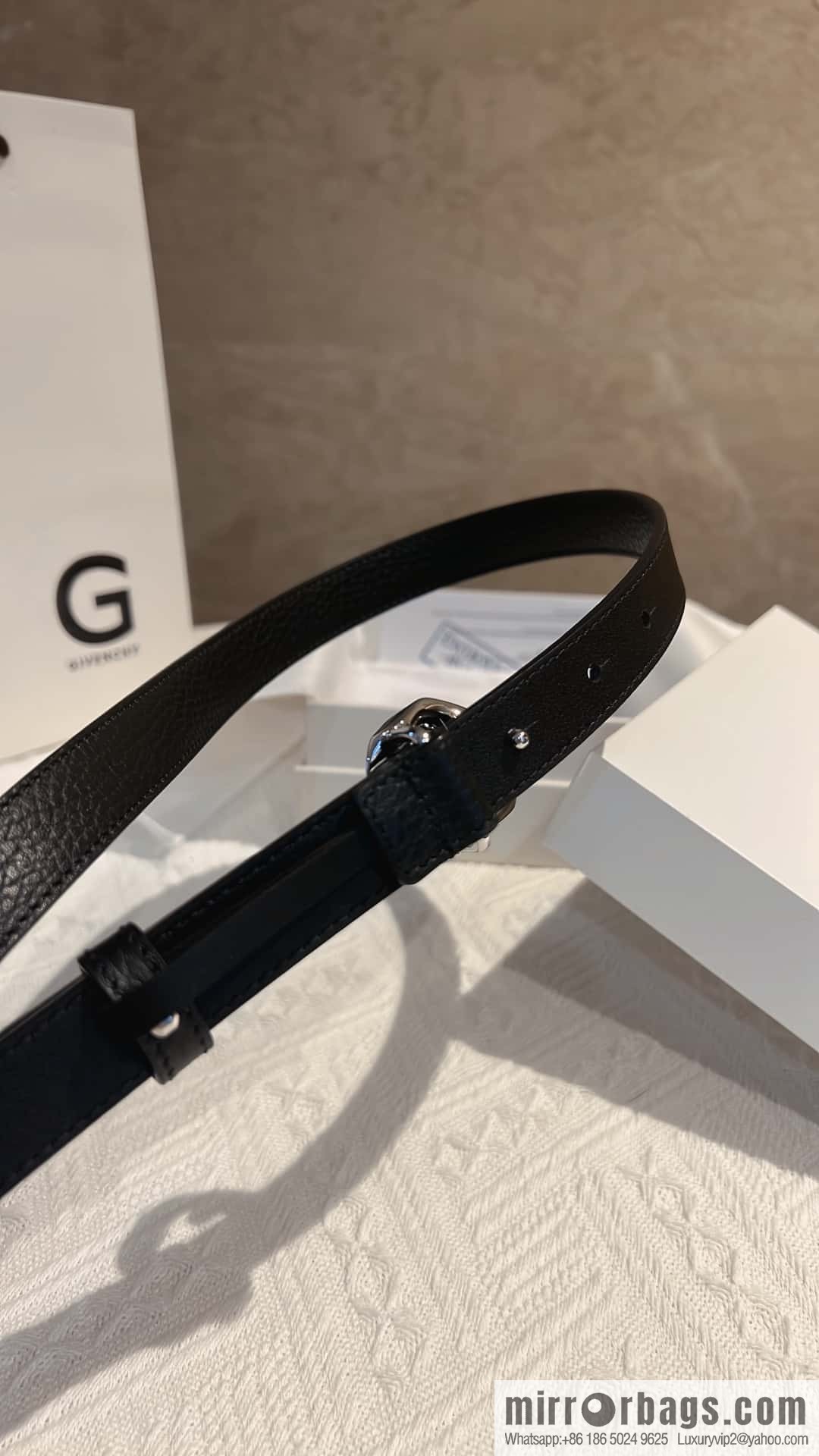 GIVENHY Givenchy G chain buckle belt 2.0cm