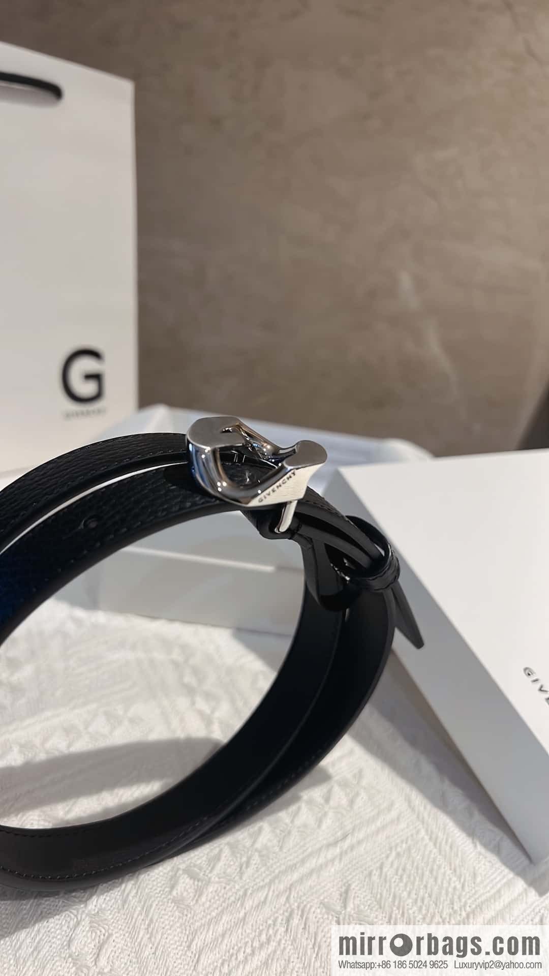 GIVENHY Givenchy G chain buckle belt 2.0cm