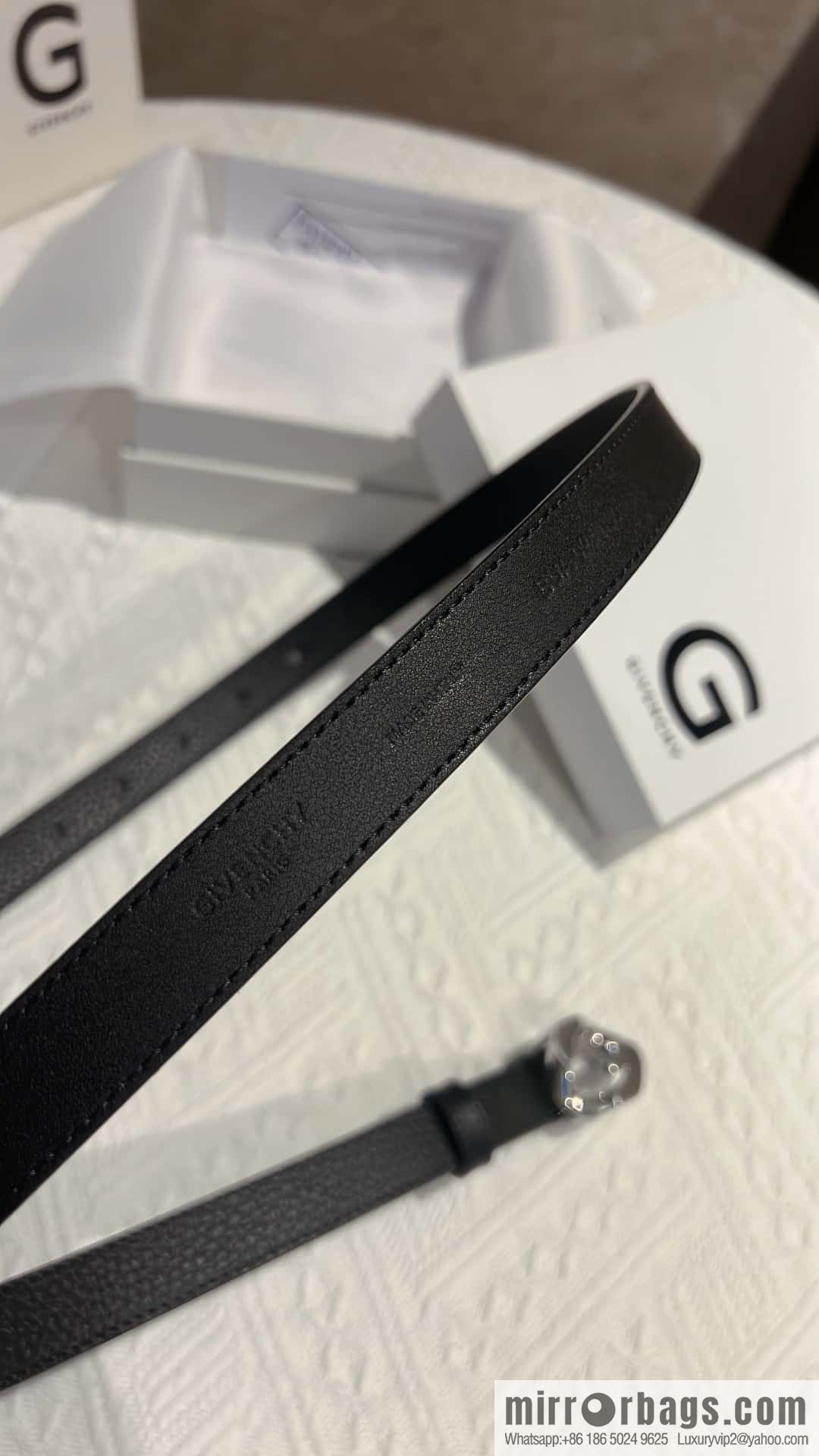 GIVENHY Givenchy G chain buckle belt 2.0cm