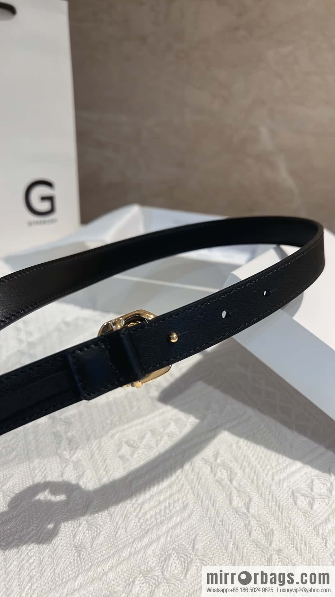 GIVENHY Givenchy G chain buckle belt 2.0cm