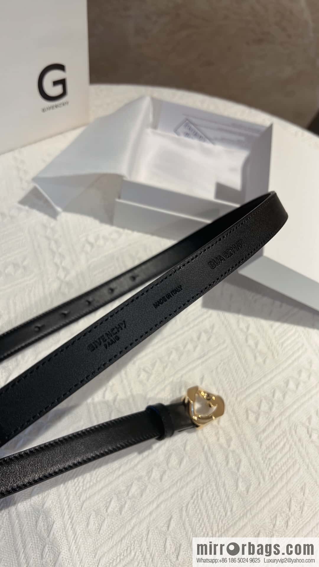 GIVENHY Givenchy G chain buckle belt 2.0cm