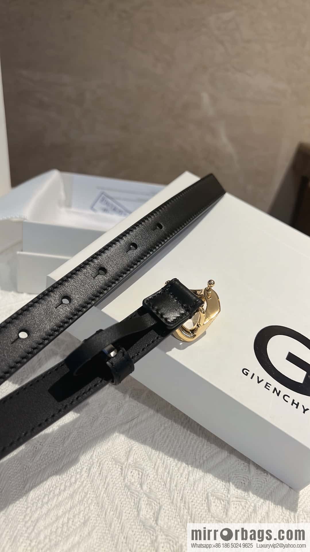 GIVENHY Givenchy G chain buckle belt 2.0cm