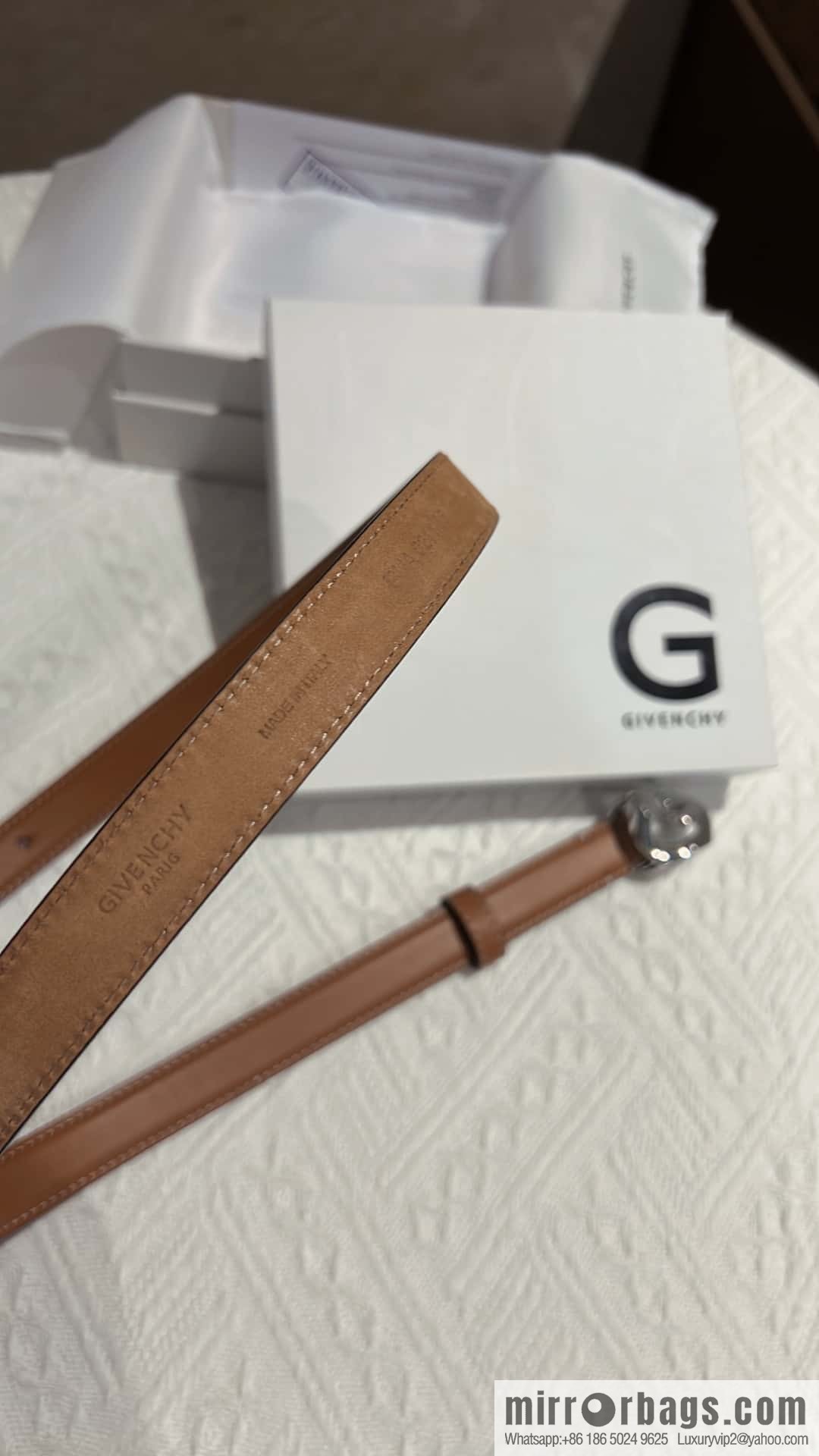 GIVENHY Givenchy G chain buckle belt 2.0cm