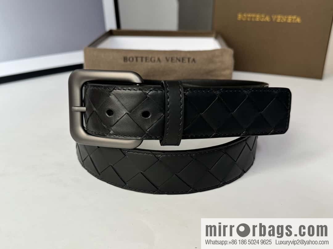 Bottega Veneta's latest woven style belt 3.5cm