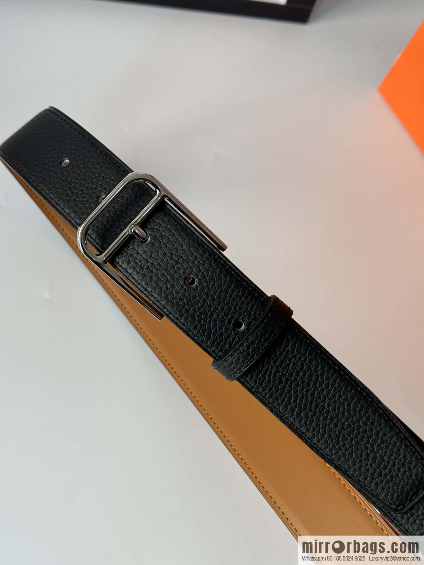 Hermes new stylish and comfortable pin buckle cowhide belt 35mm