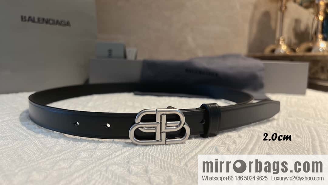 BALENCIAGA Balenciaga, lock BB belt 2.5CM