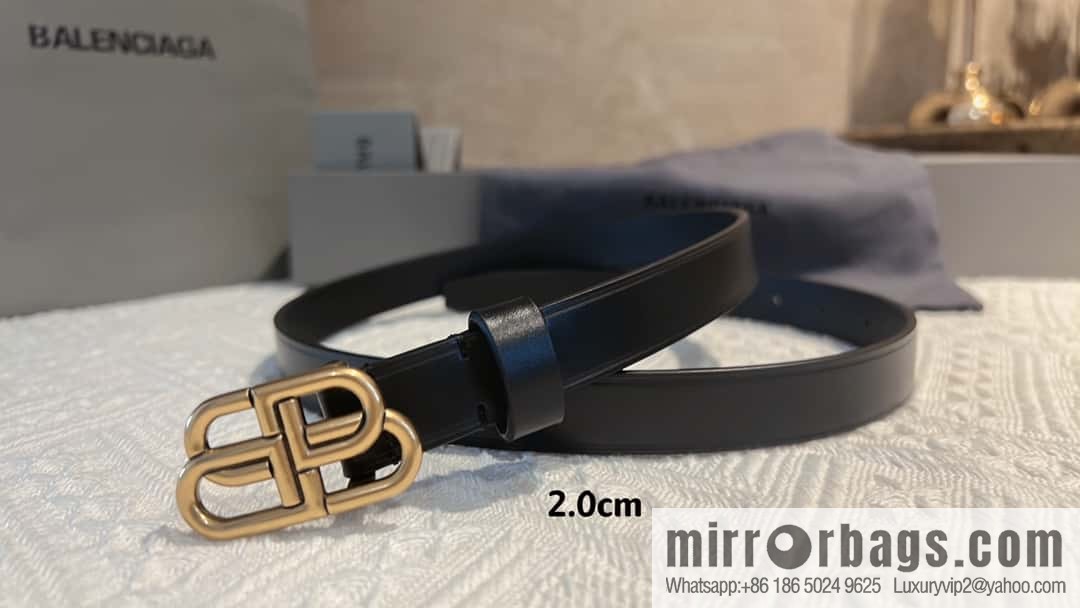 BALENCIAGA Balenciaga, lock BB belt 2.5CM
