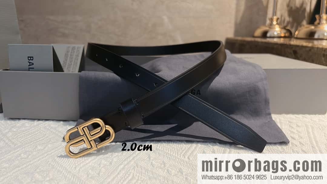 BALENCIAGA Balenciaga, lock BB belt 2.5CM