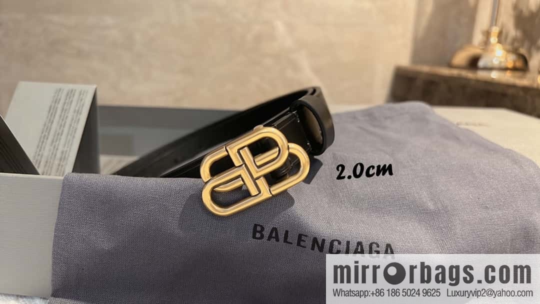 BALENCIAGA Balenciaga, lock BB belt 2.5CM