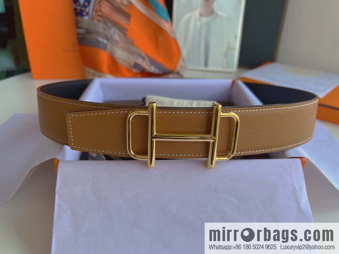 HERMES, original order quality high quality men's 38mm width belt