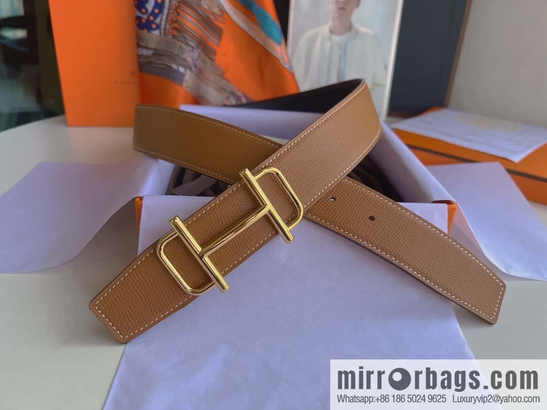 HERMES, original order quality high quality men's 38mm width belt