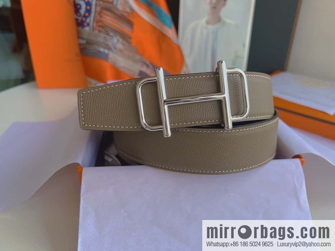 HERMES, original order quality high quality men's 38mm width belt